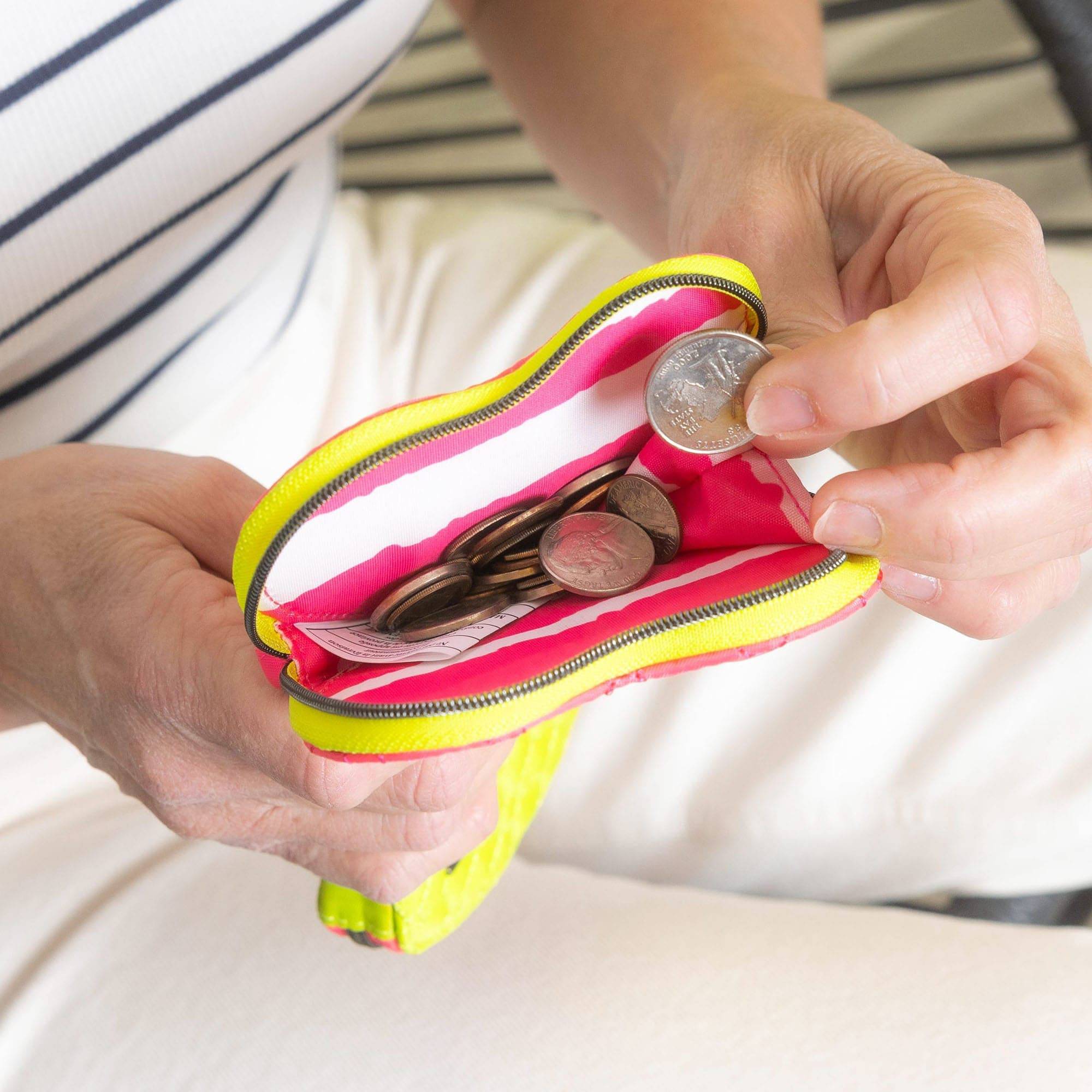 Heart Pouch 2pc Set - Two-Tone