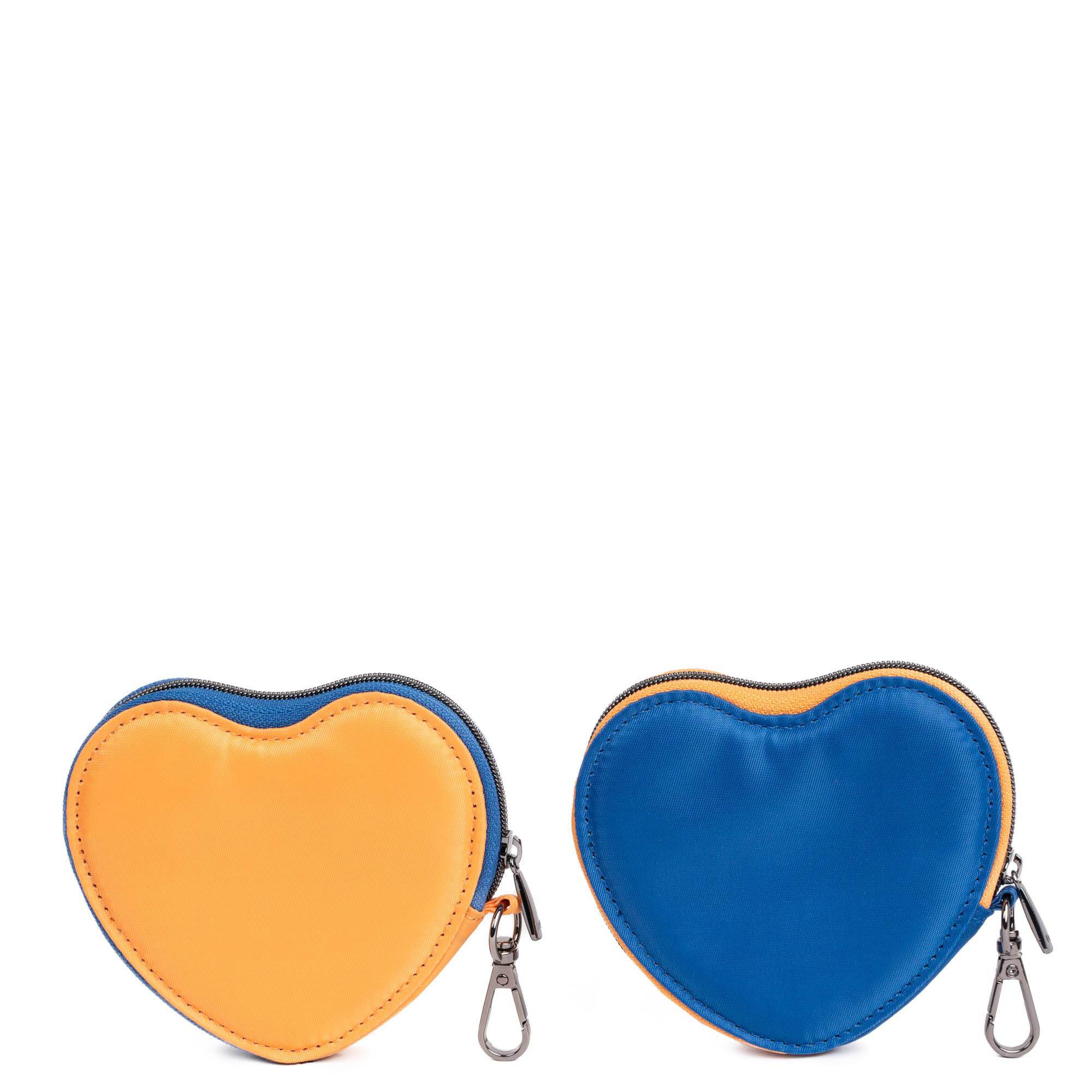 Heart Pouch 2pc Set - Two-Tone