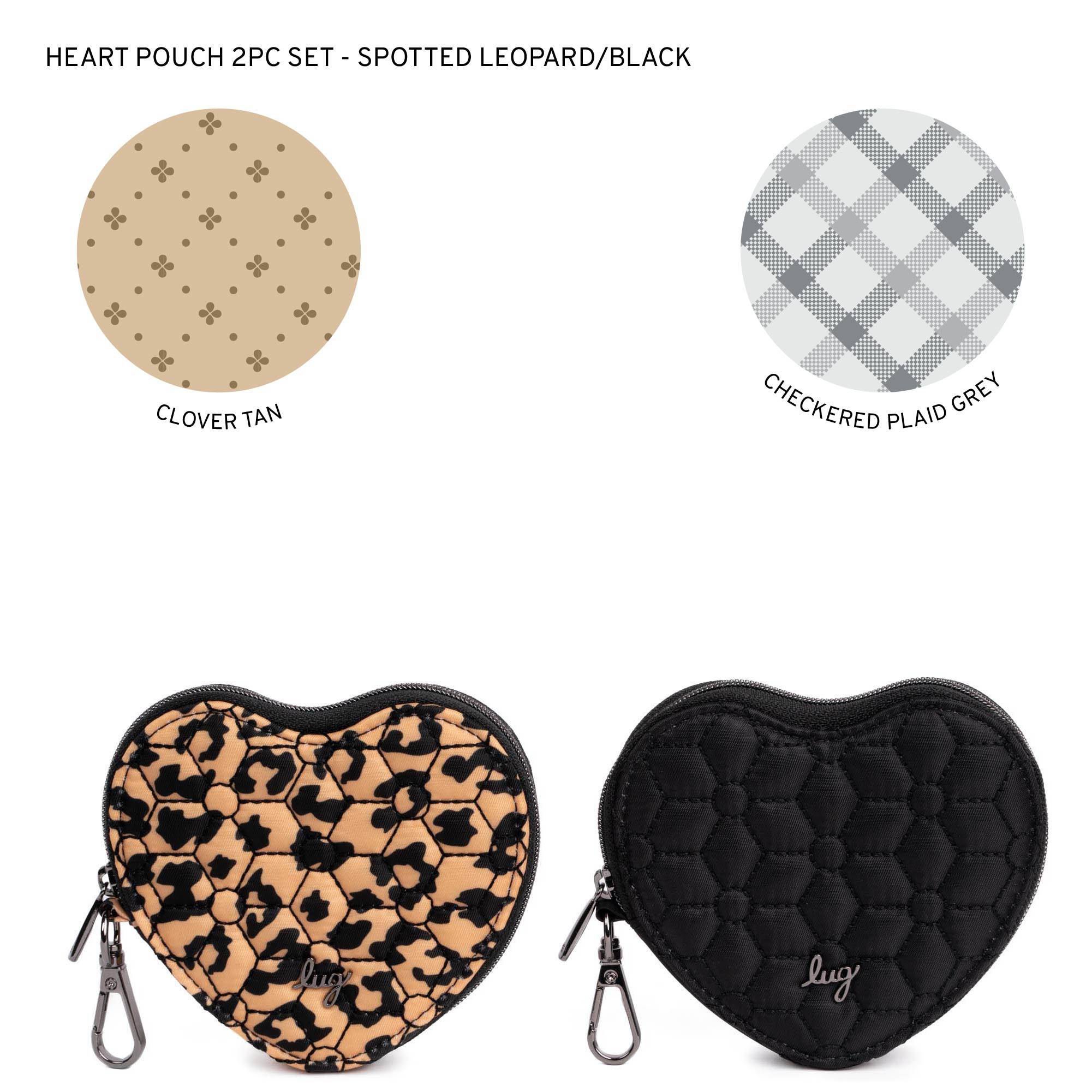Heart Pouch 2pc Set