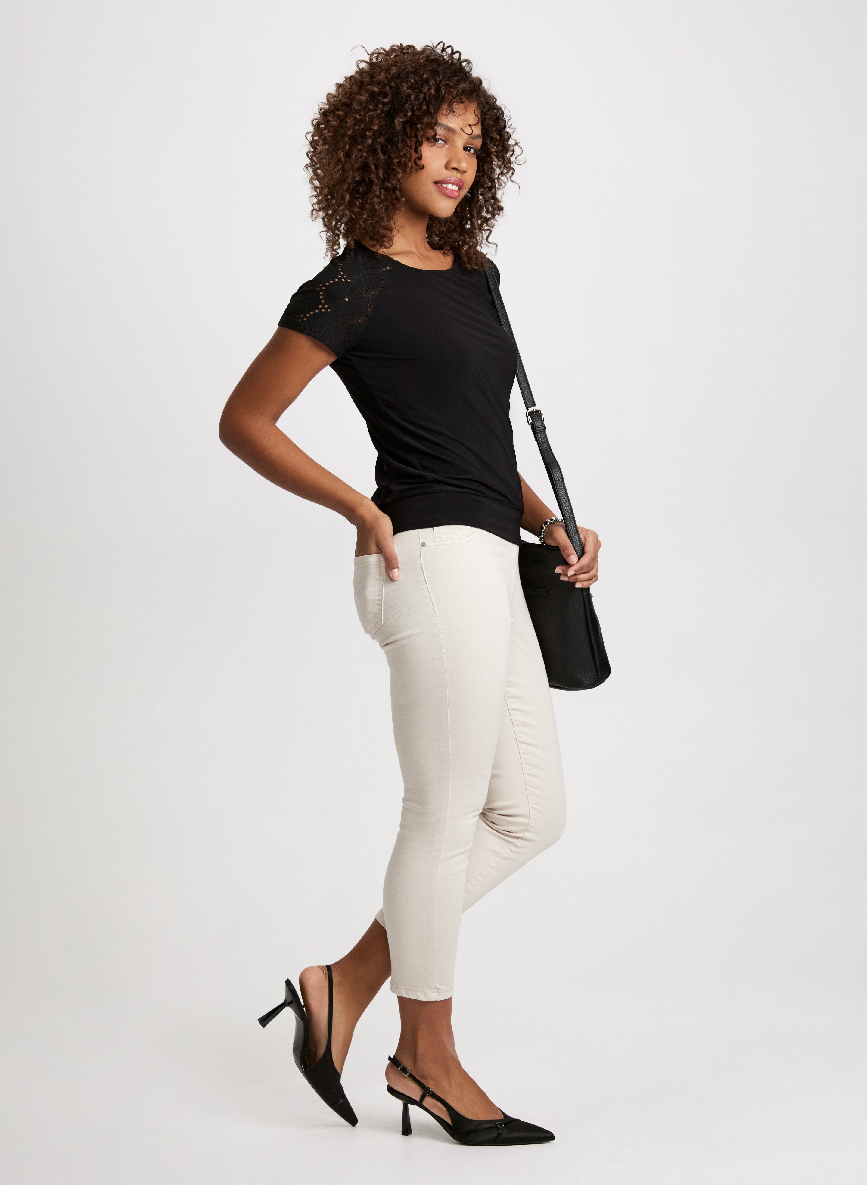 Ankle Length Pull-On Jeans