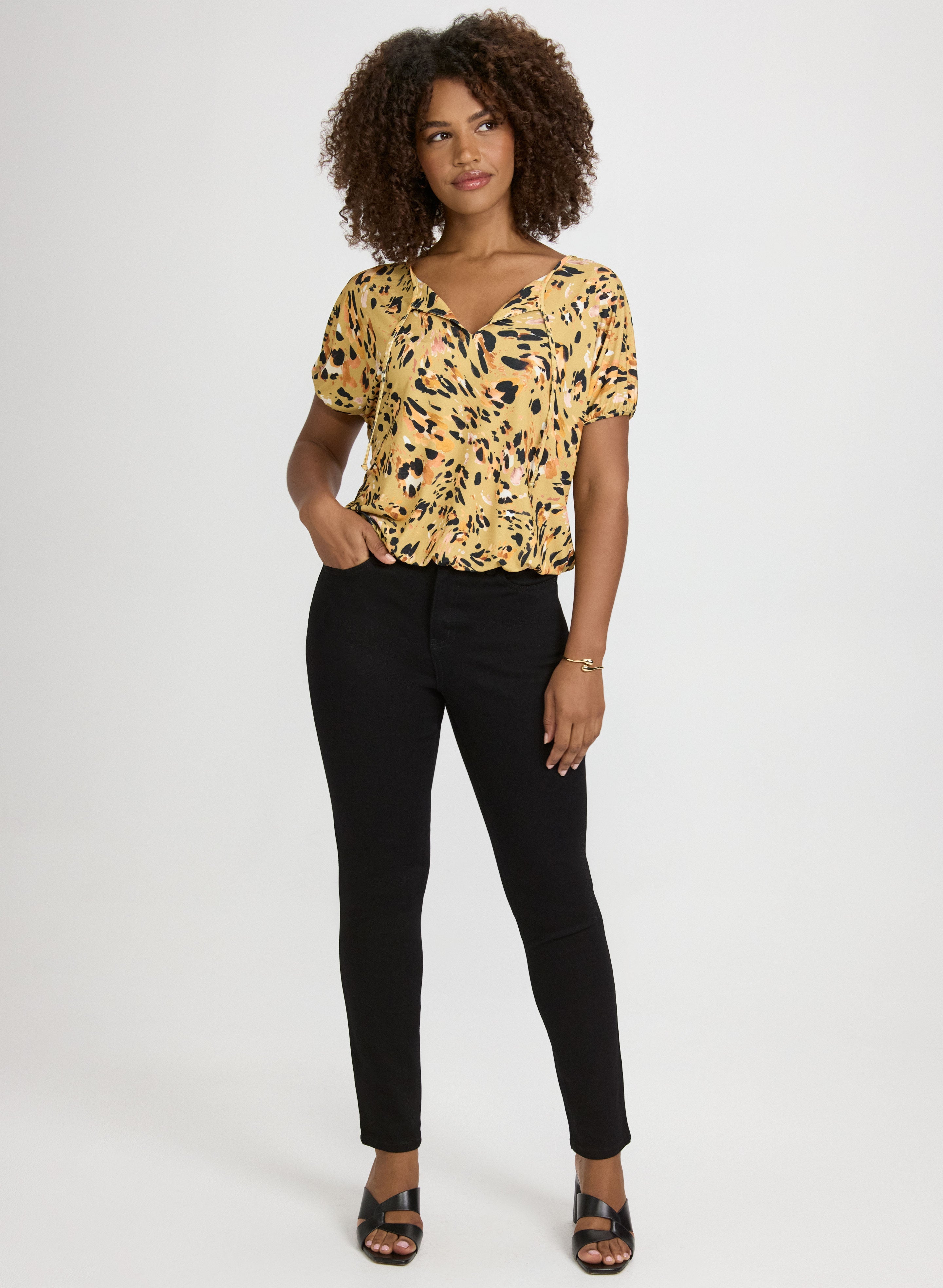 Abstract Print Top