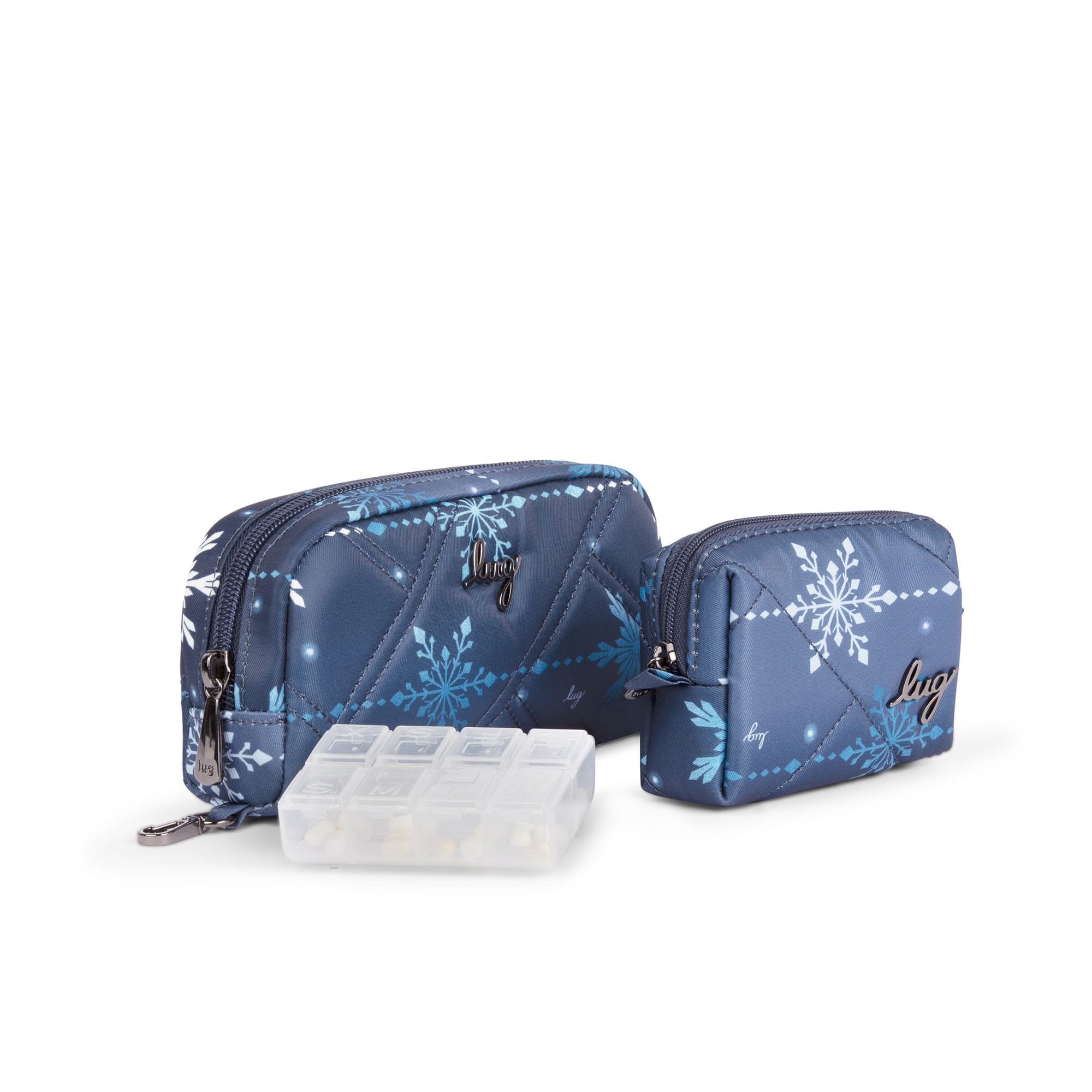 Bobsled XL Eyeglass Case & Choo Choo Mini Pill Box Set