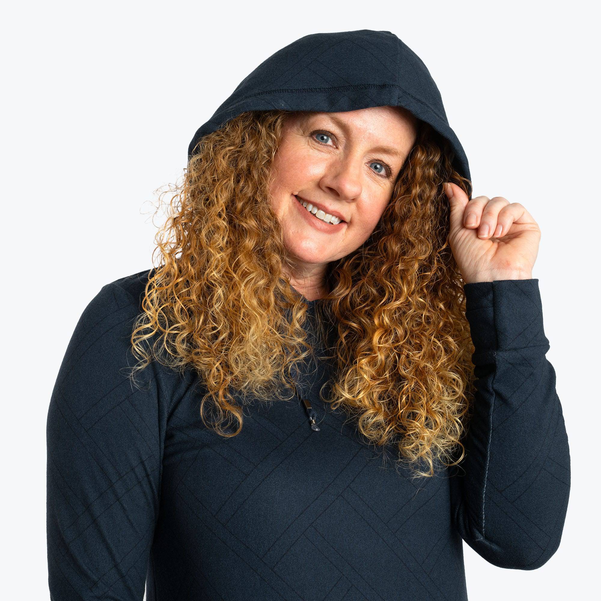 Dilly Dally Brushed Sweater Knit Lounge Dress