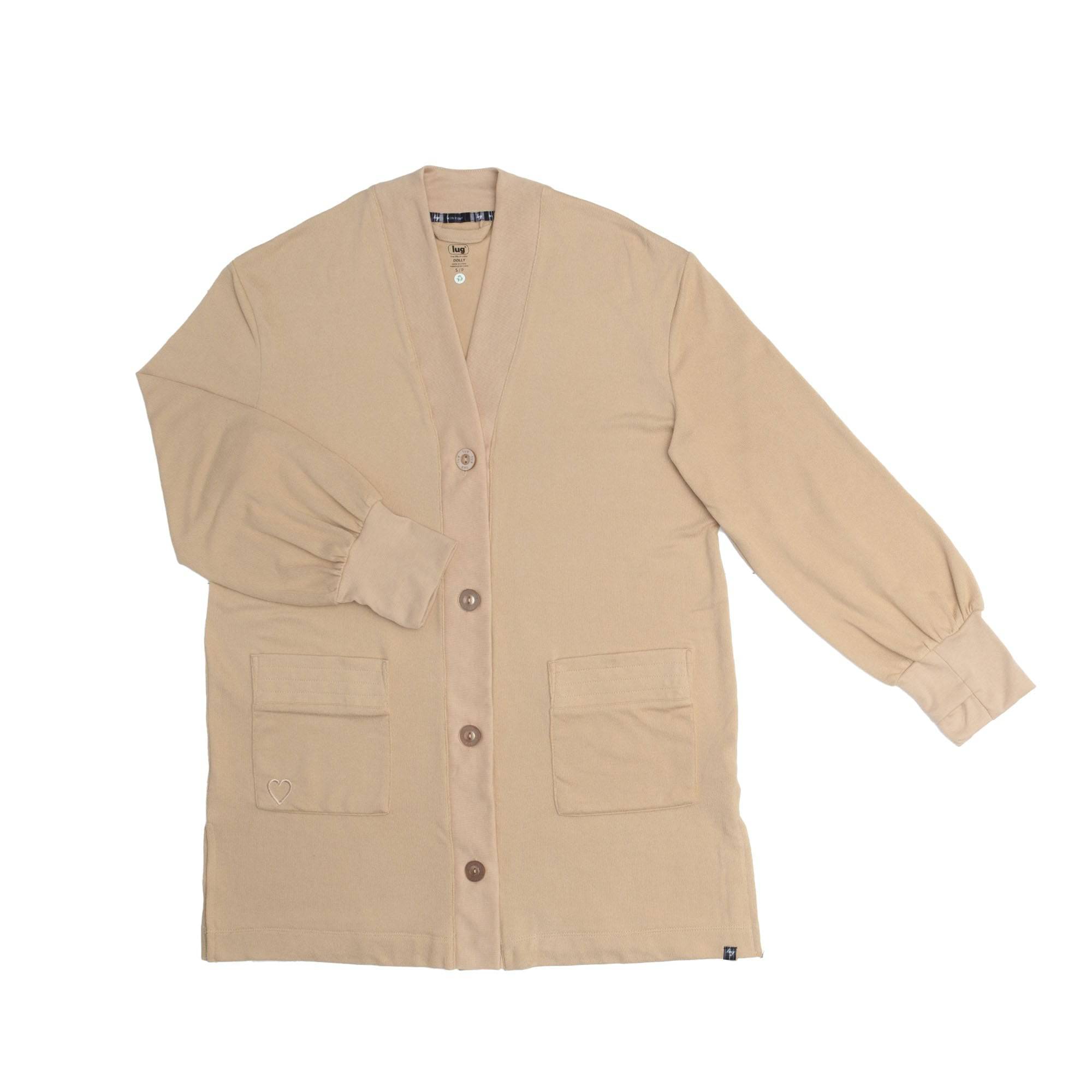 Dolly Brushed Sweater Knit Button Front Cardigan