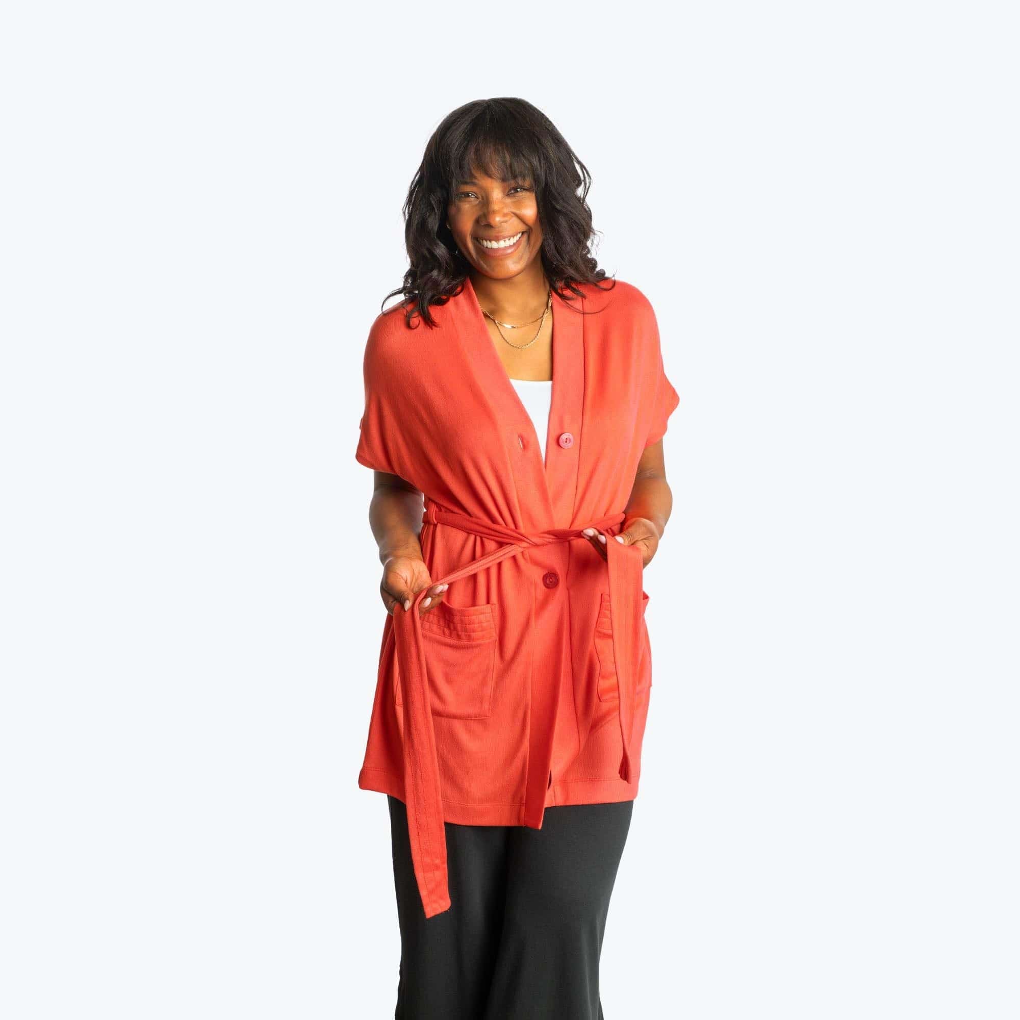 Sashay Lounge Wrap Vest