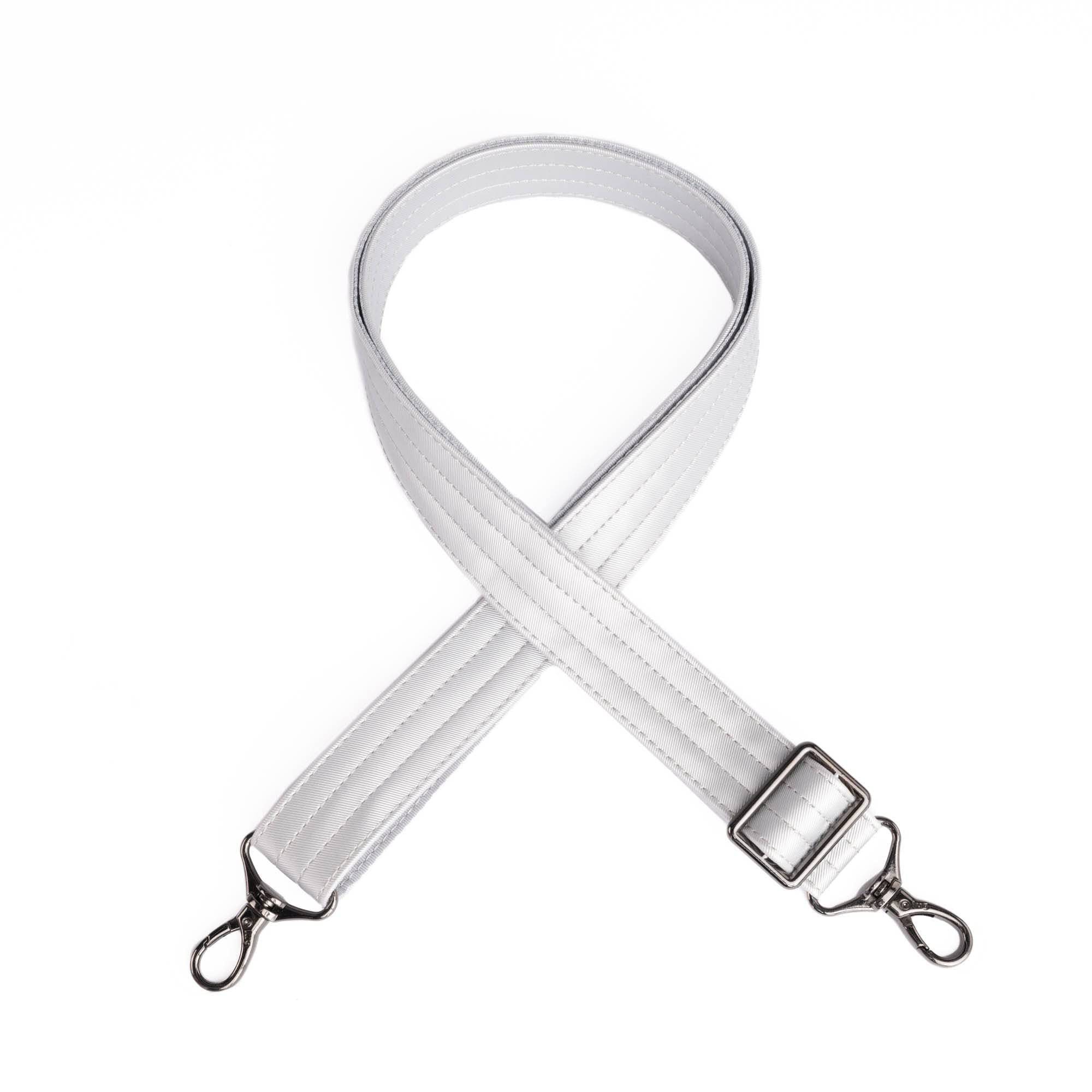 Adjustable Webbed Satin Luxe VL Bag Strap - 1.25