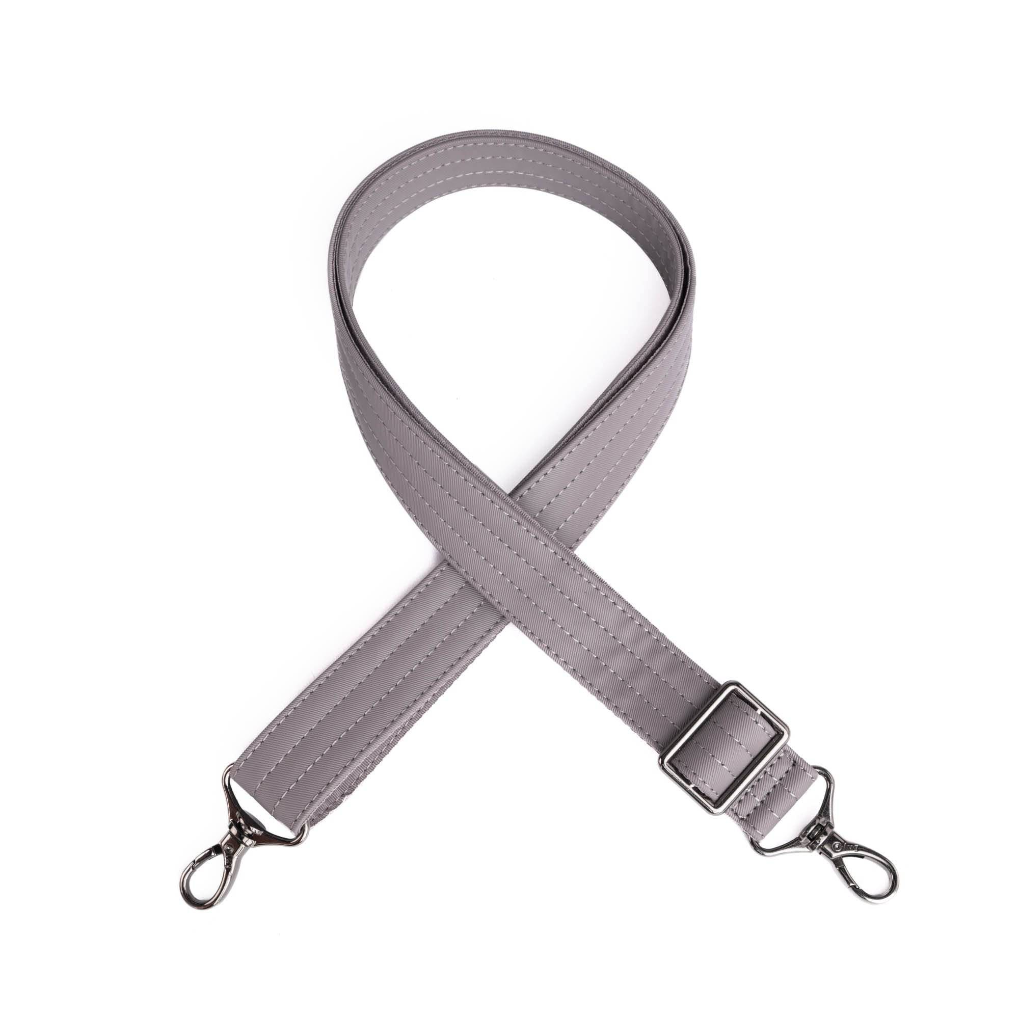 Adjustable Webbed Satin Luxe VL Bag Strap - 1.25