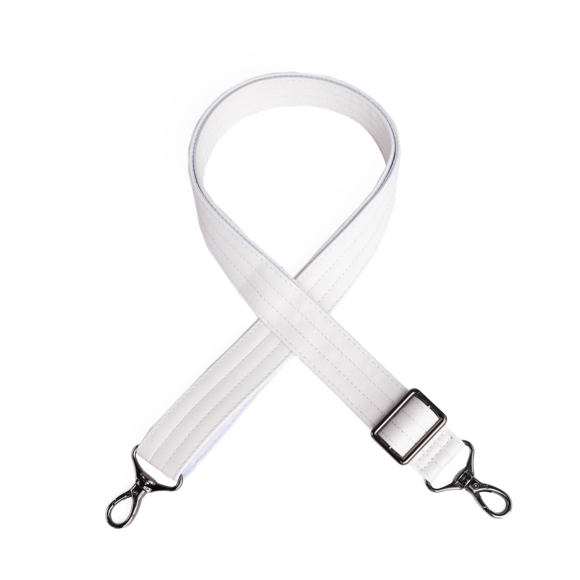 Adjustable Webbed Satin Luxe VL Bag Strap - 1.25