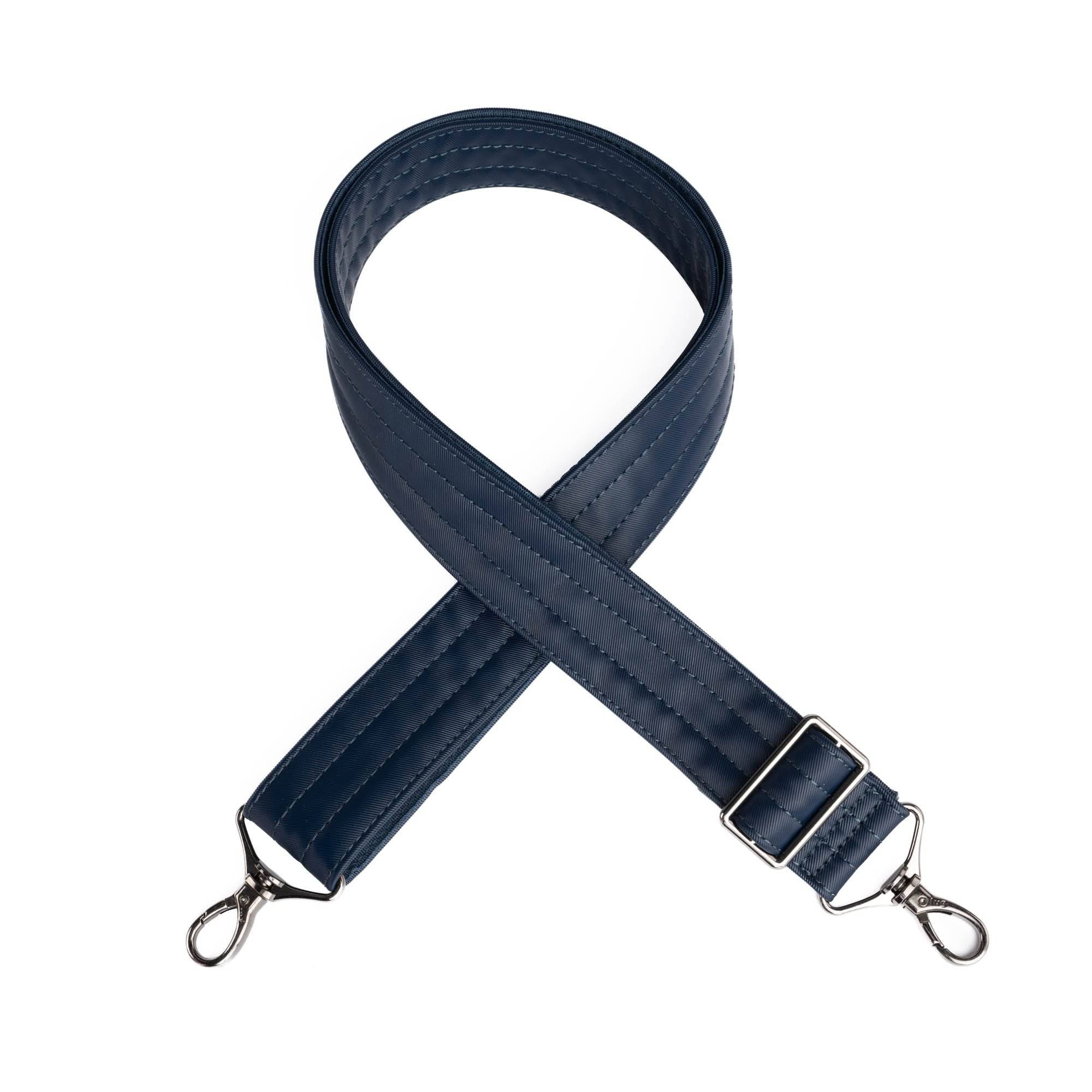 Adjustable Webbed Satin Luxe VL Bag Strap - 1.5