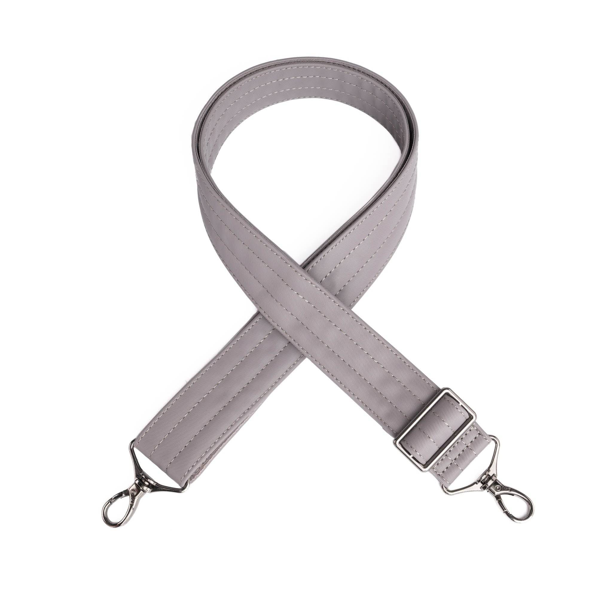 Adjustable Webbed Satin Luxe VL Bag Strap - 1.5