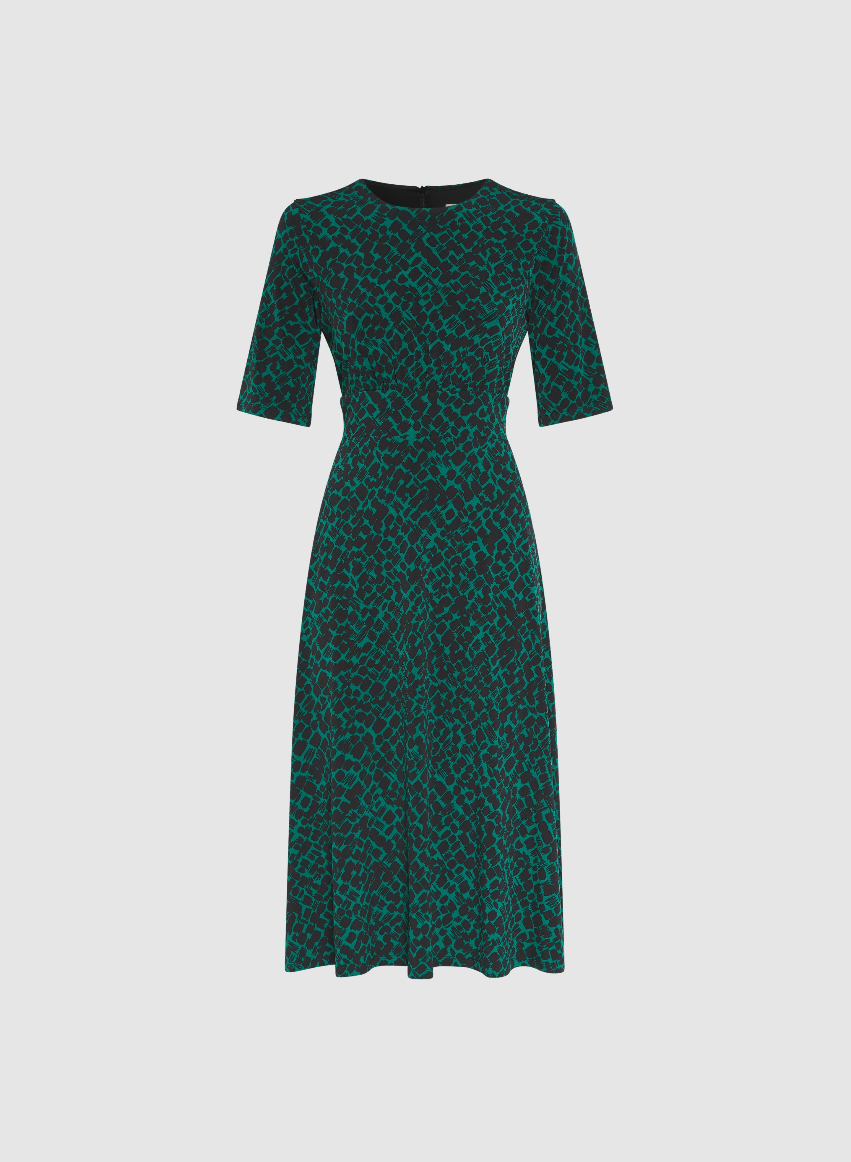 Abstract Midi Dress