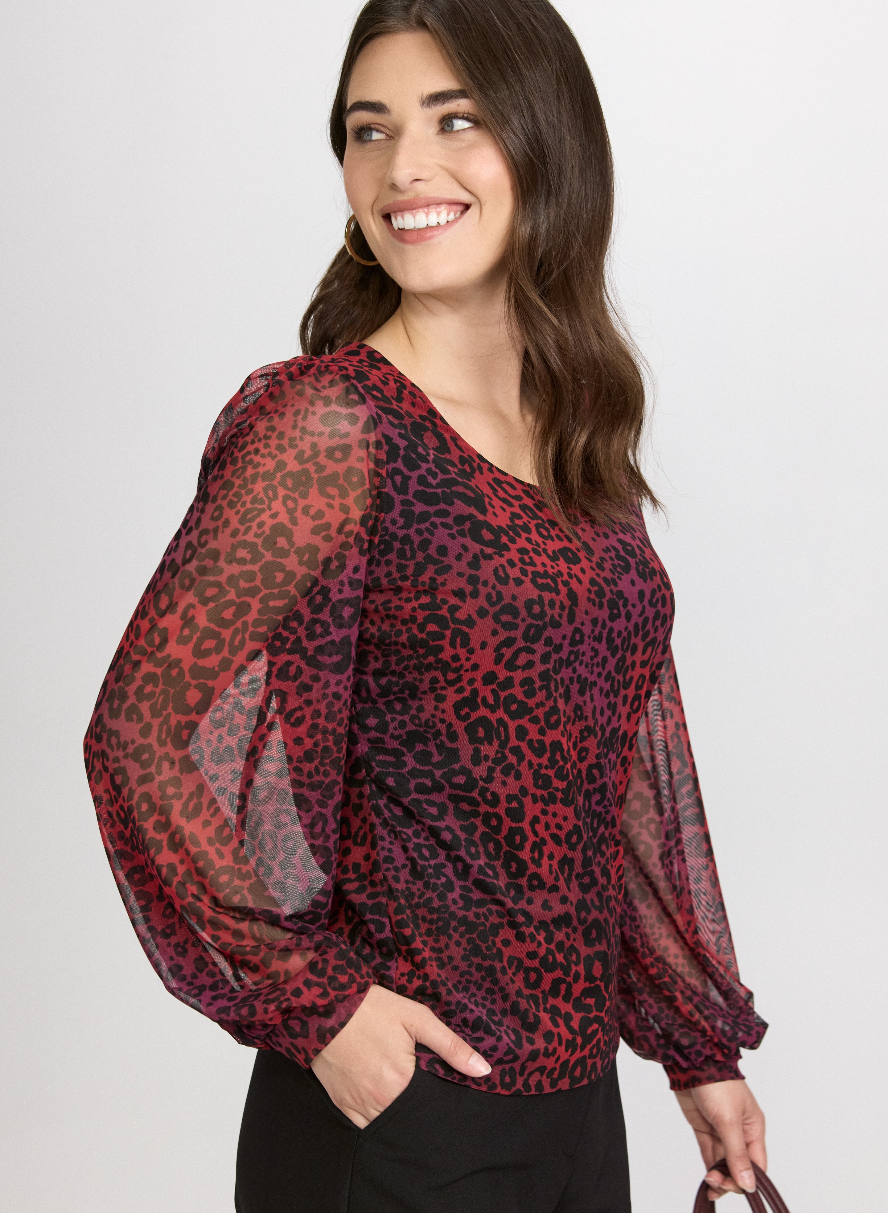 Animal Print Top