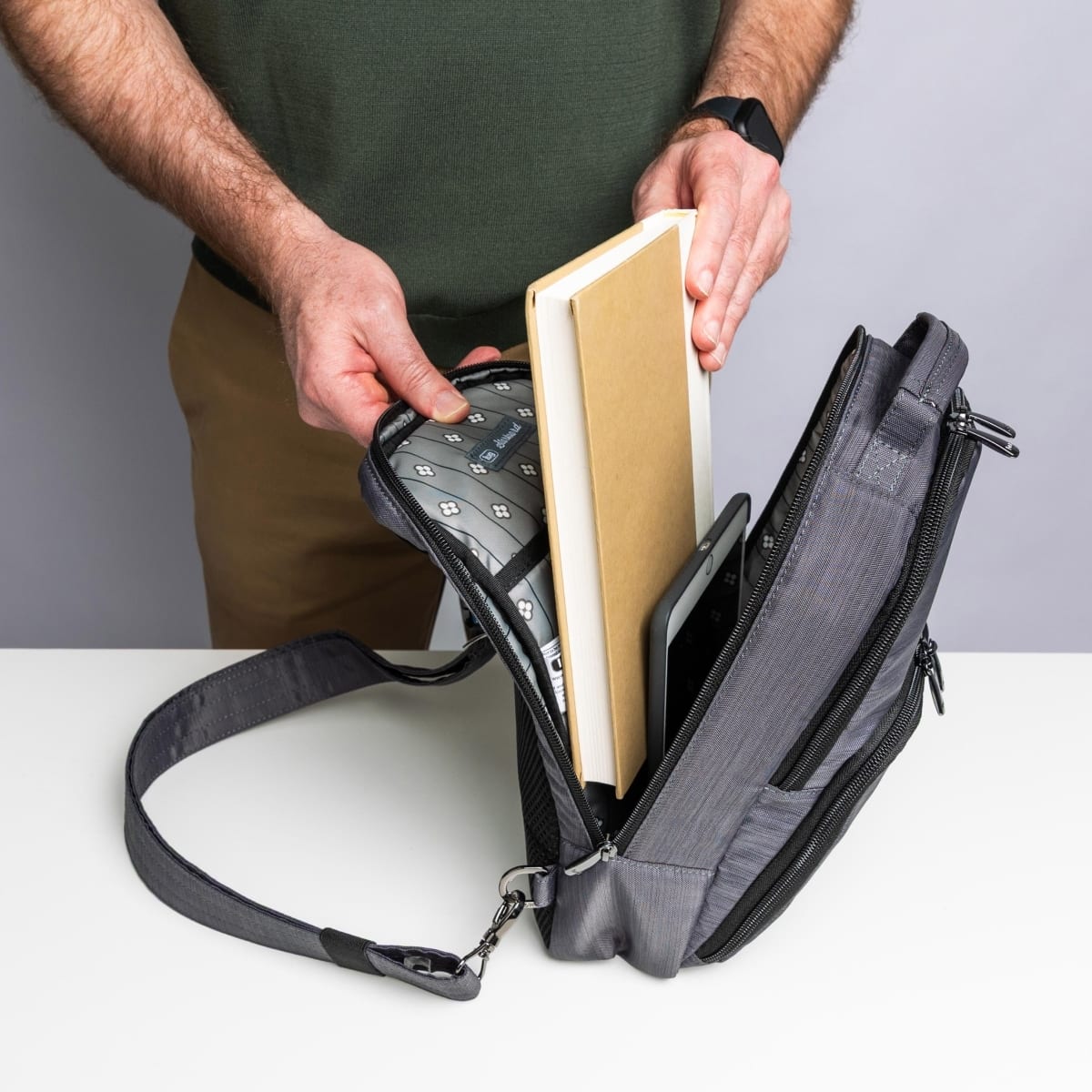 Starboard Brushed Sling Bag