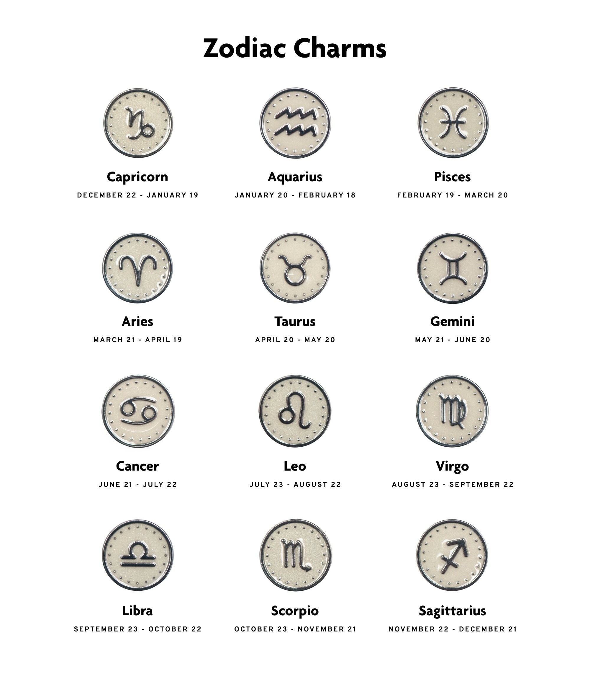 Lug Zodiac Bag Charm