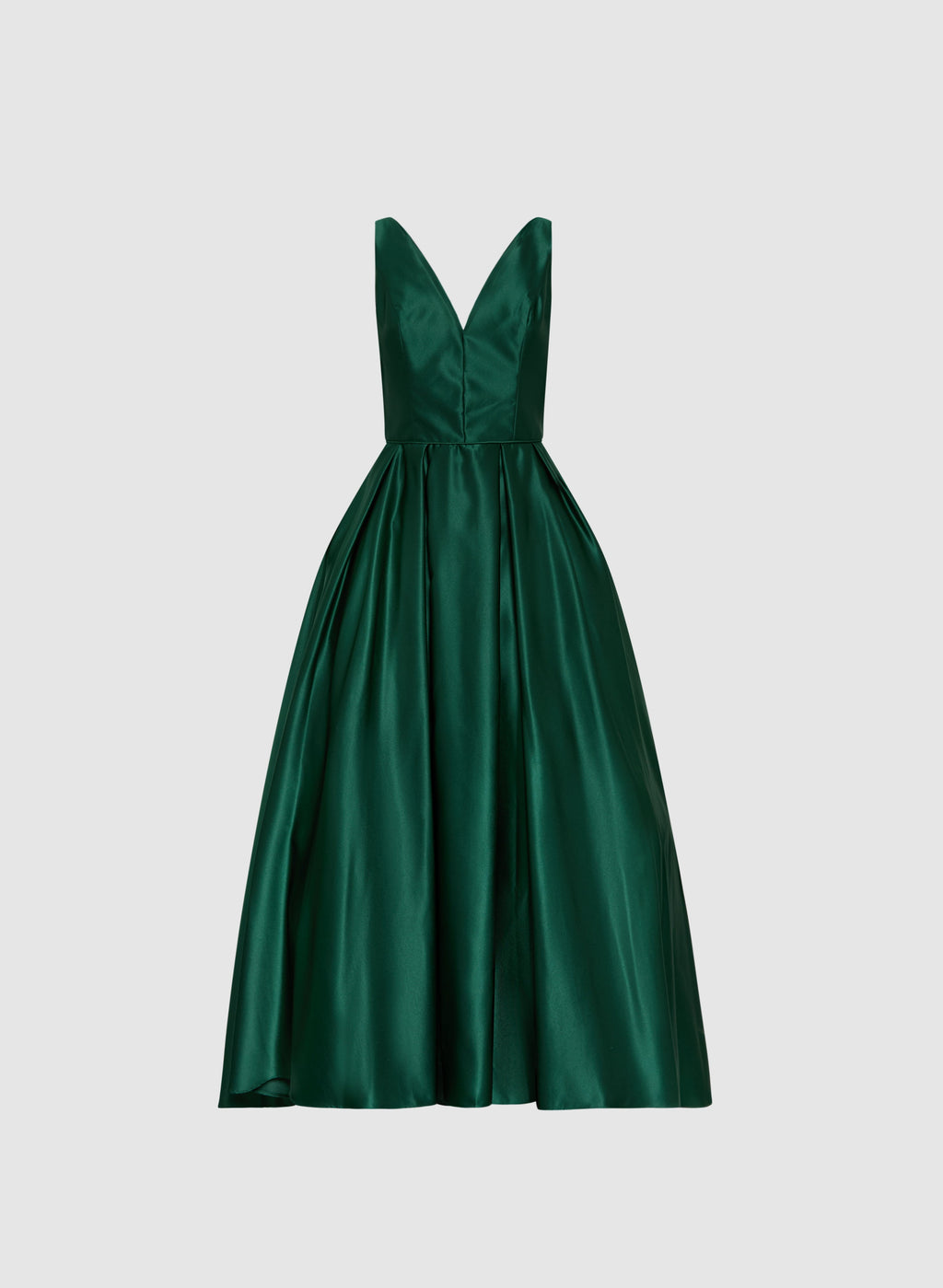 Asymmetric V-Neck Dress