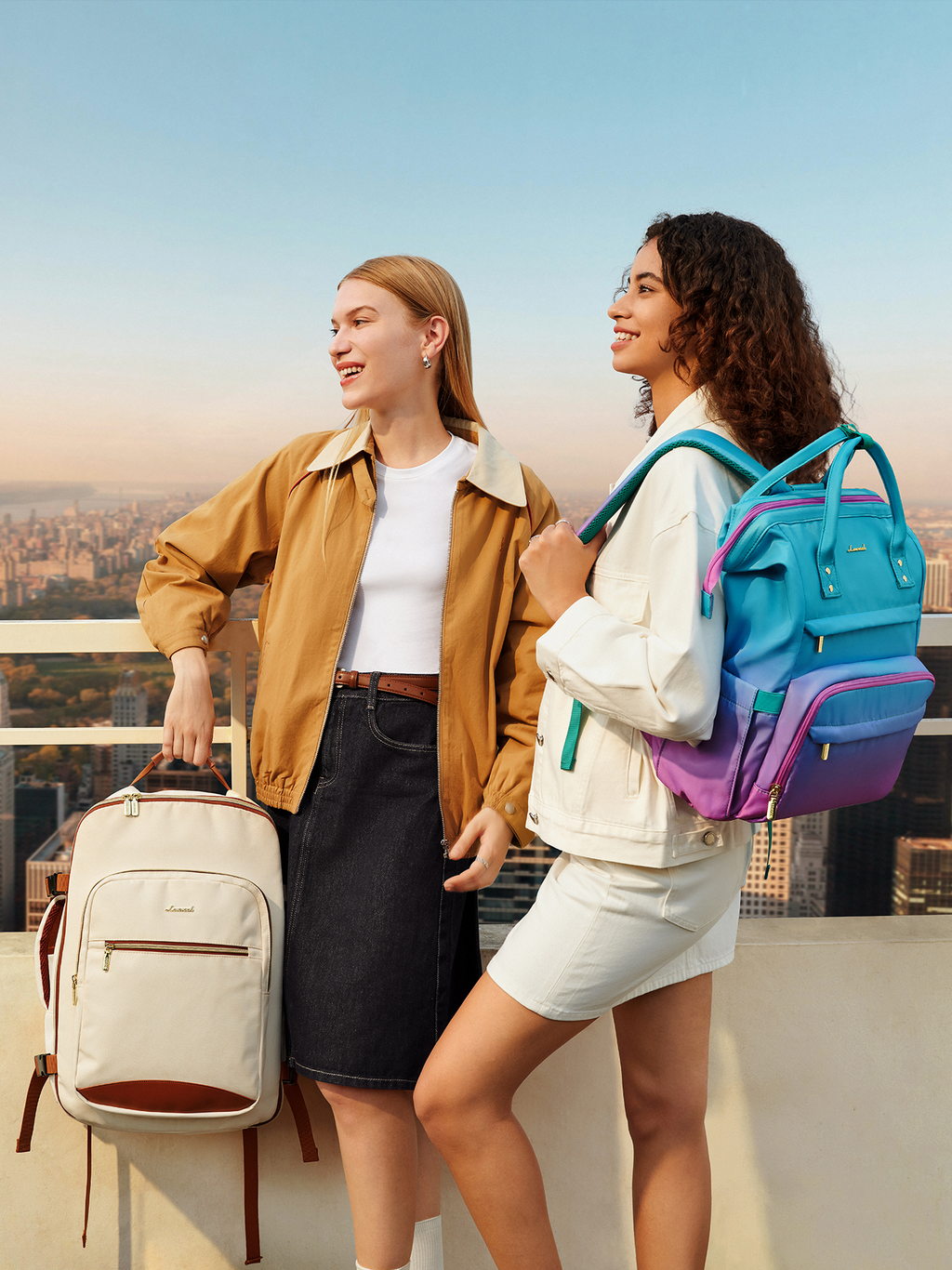 4Pcs, 40/50L Freyja Laptop Travel Backpack, 17 18--Personalization