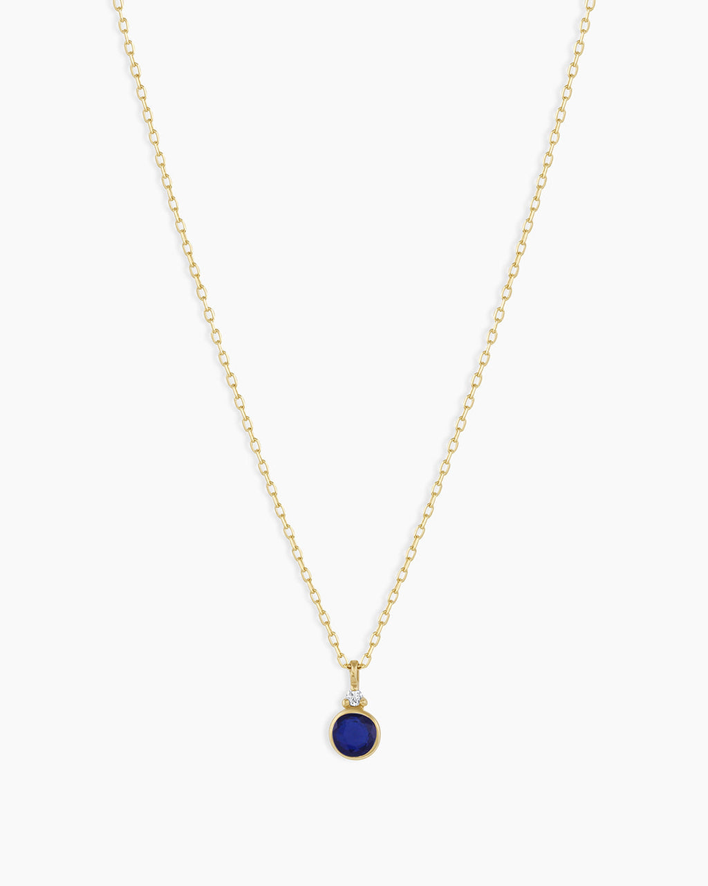 14k Gold Birthstone Necklace