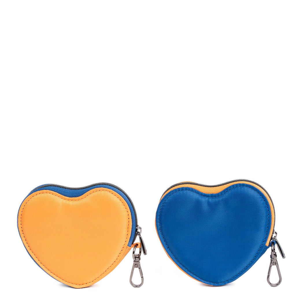 Heart Pouch 2pc Set - Two-Tone