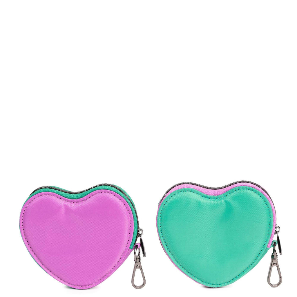 Heart Pouch 2pc Set - Two-Tone
