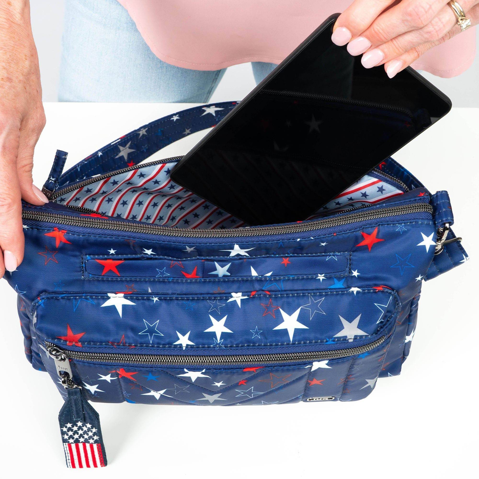 Stretch LE Crossbody Bag - Patriotic