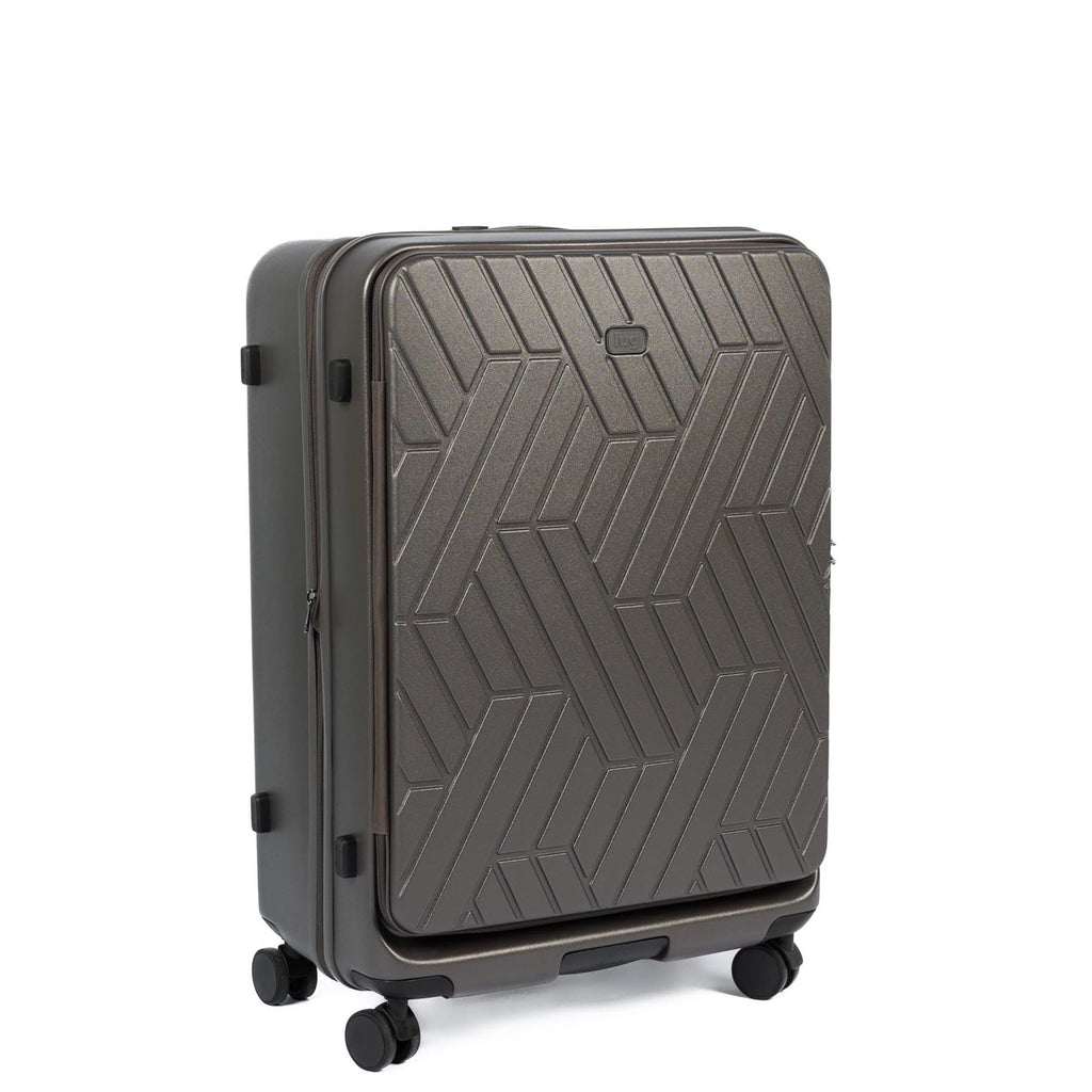 Box Truck Hard Sided Wheelie Checked Bag