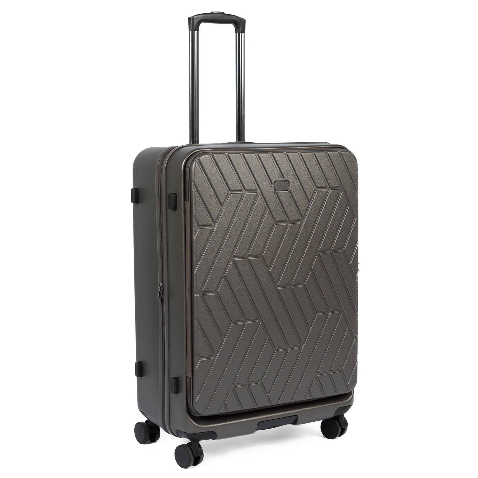 Box Truck Hard Sided Wheelie Checked Bag