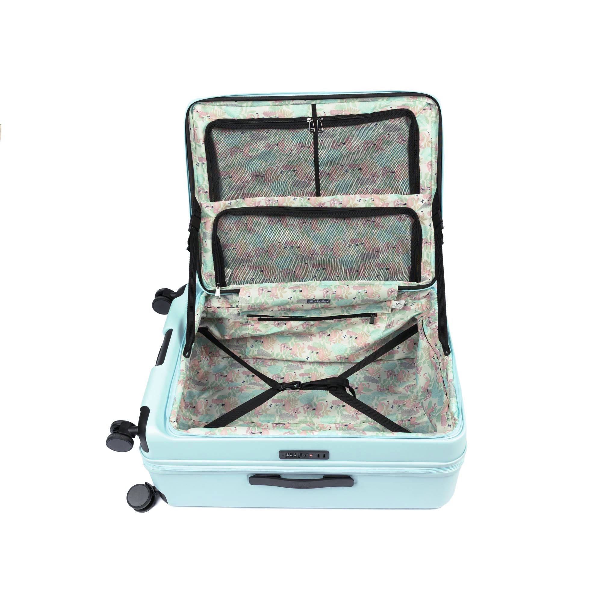 Box Truck Hard Sided Wheelie Checked Bag