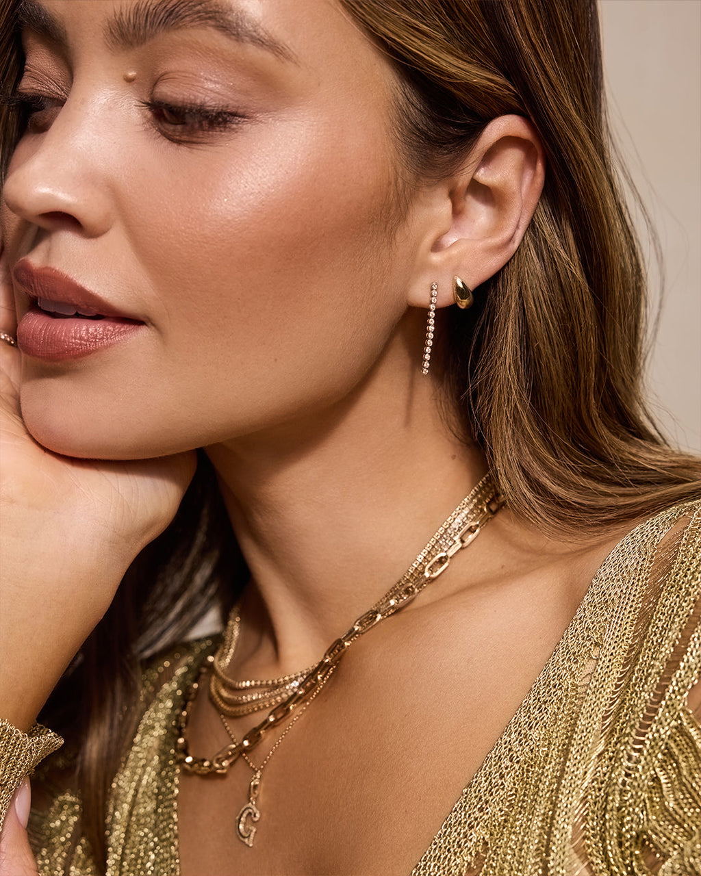 14k Gold Banks Studs