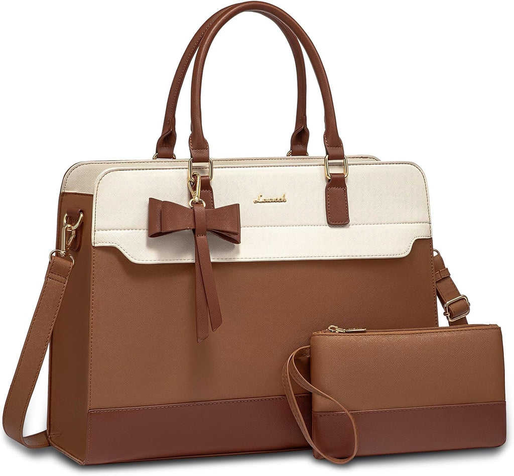 2Pcs Laptop Tote Bag, 15.6