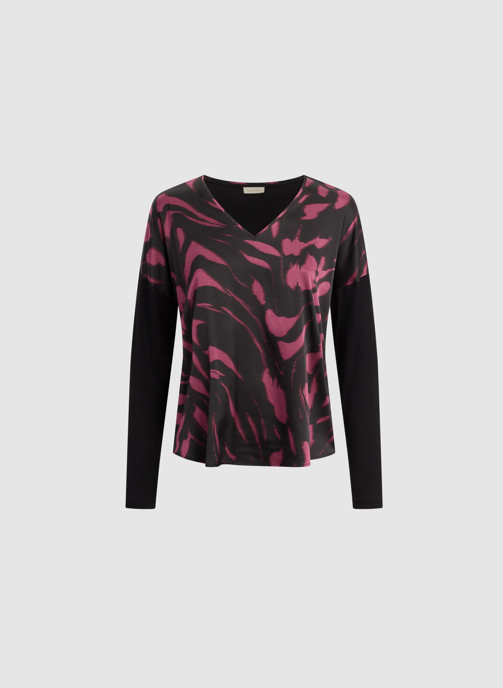 Abstract Long Sleeve Top