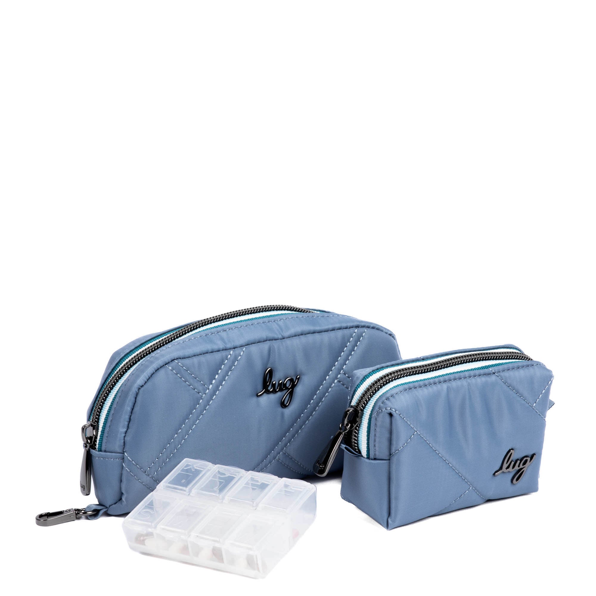 Bobsled XL Eyeglass Case & Choo Choo Mini Pill Box Set