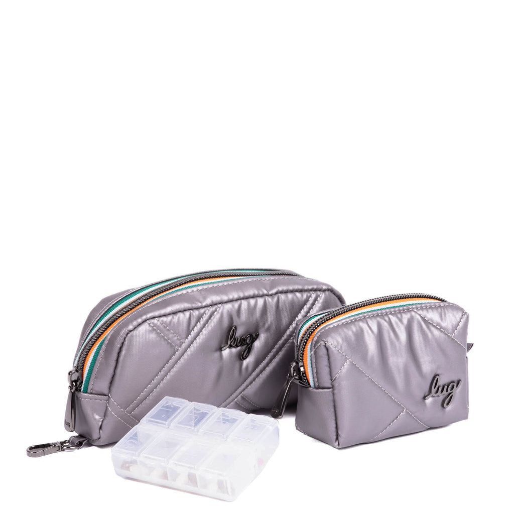 Bobsled XL Eyeglass Case & Choo Choo Mini Pill Box Set