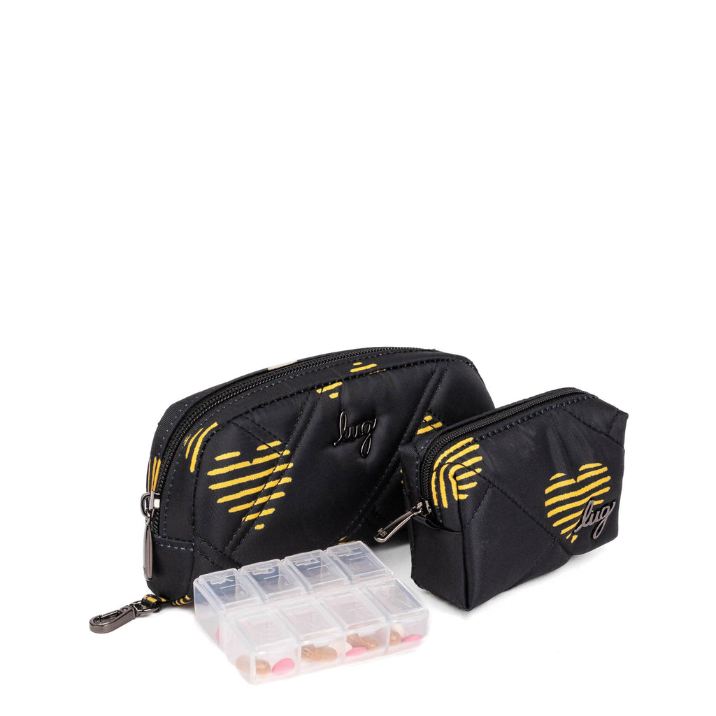 Bobsled XL Eyeglass Case & Choo Choo Mini Pill Box Set