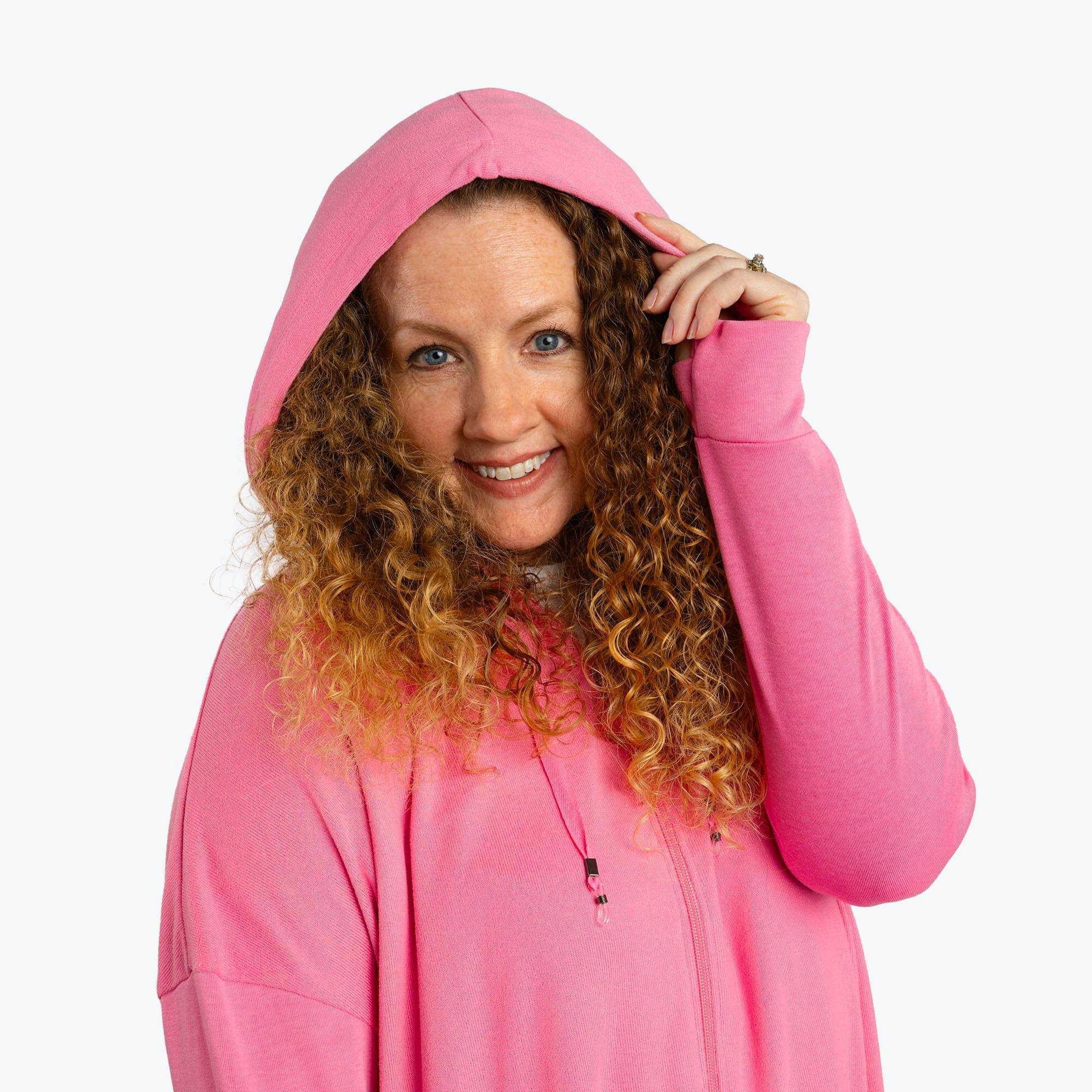 Bolero Brushed Sweater Knit Zip-Up