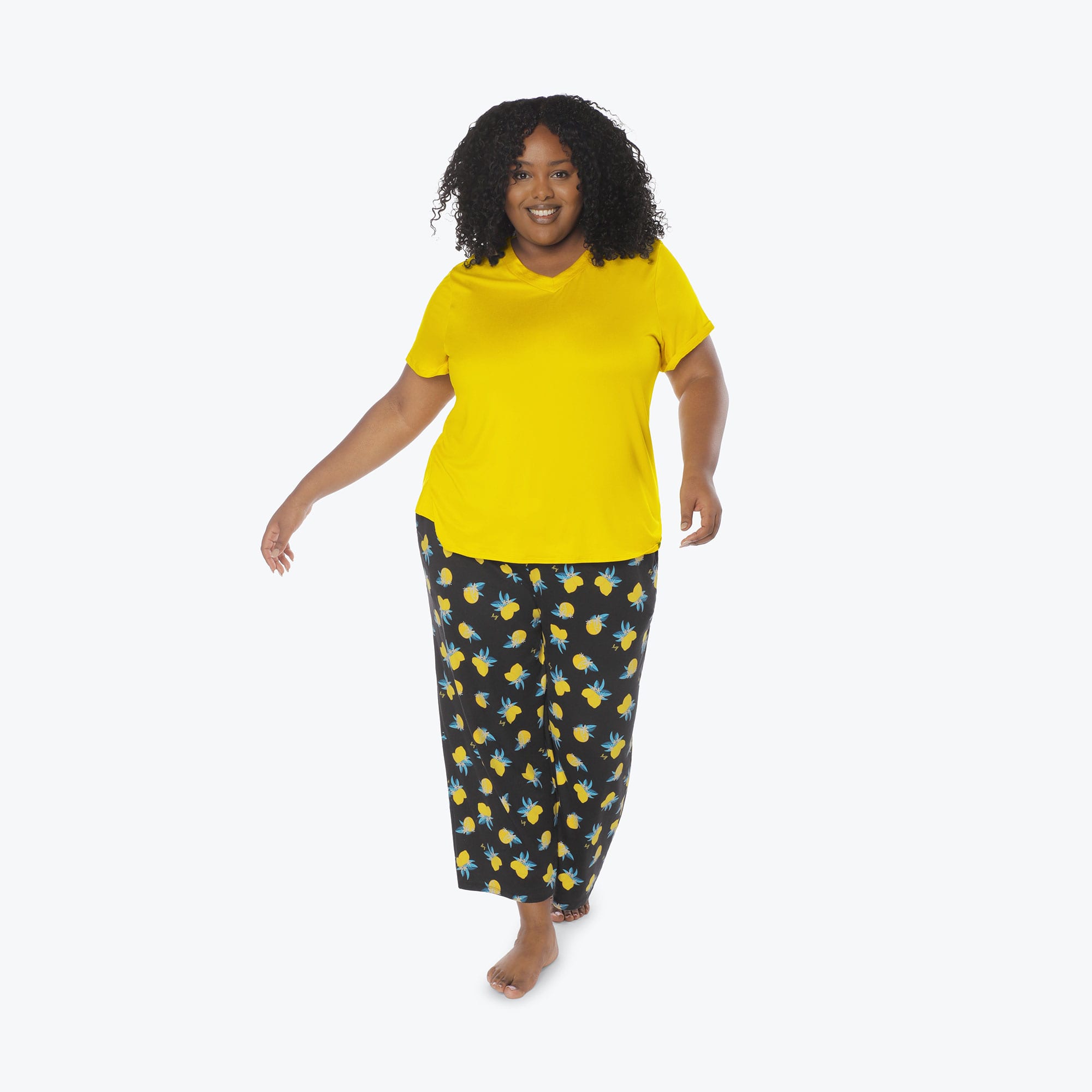 Boomerang Relaxed Tee & Cropped Pants Set