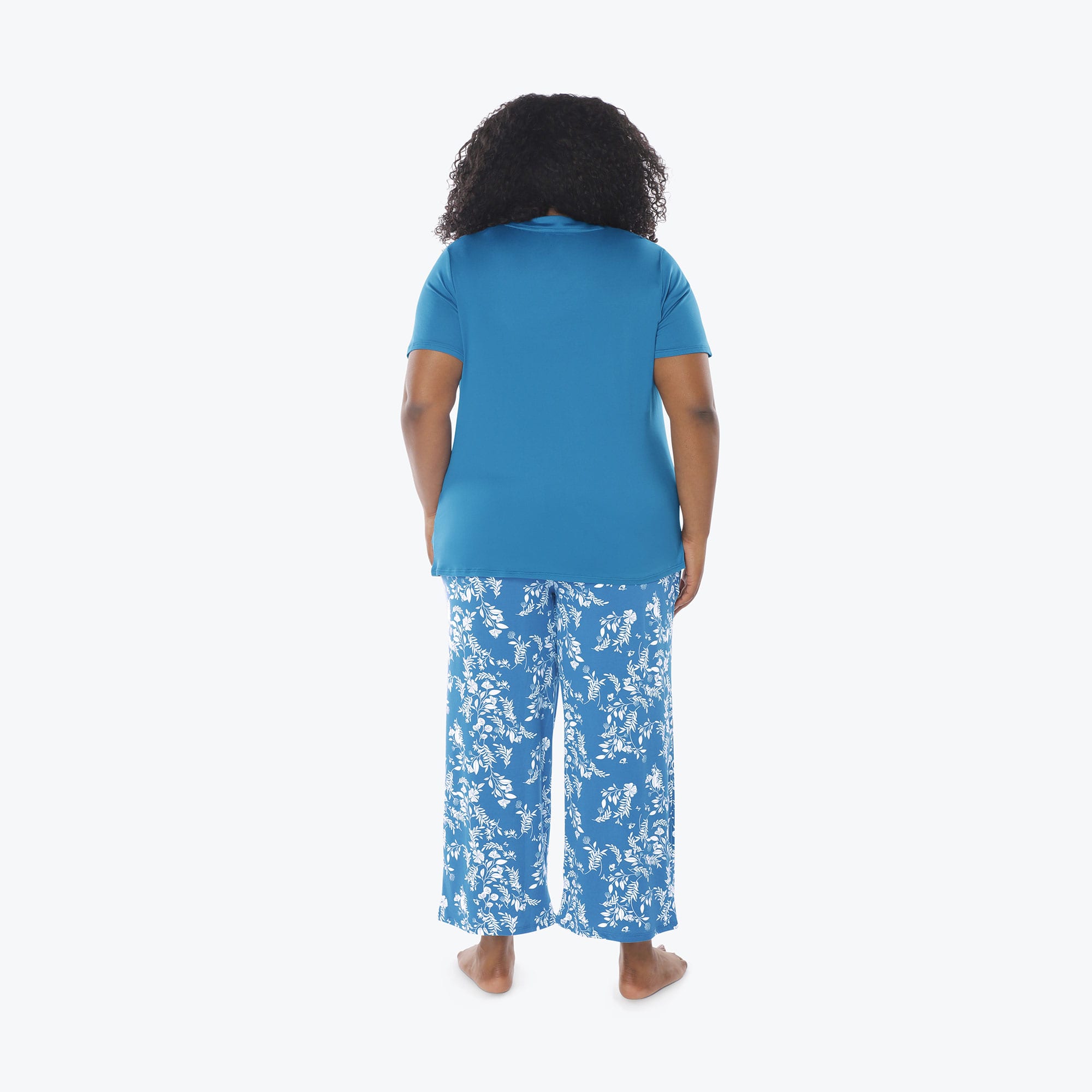 Boomerang Relaxed Tee & Cropped Pants Set
