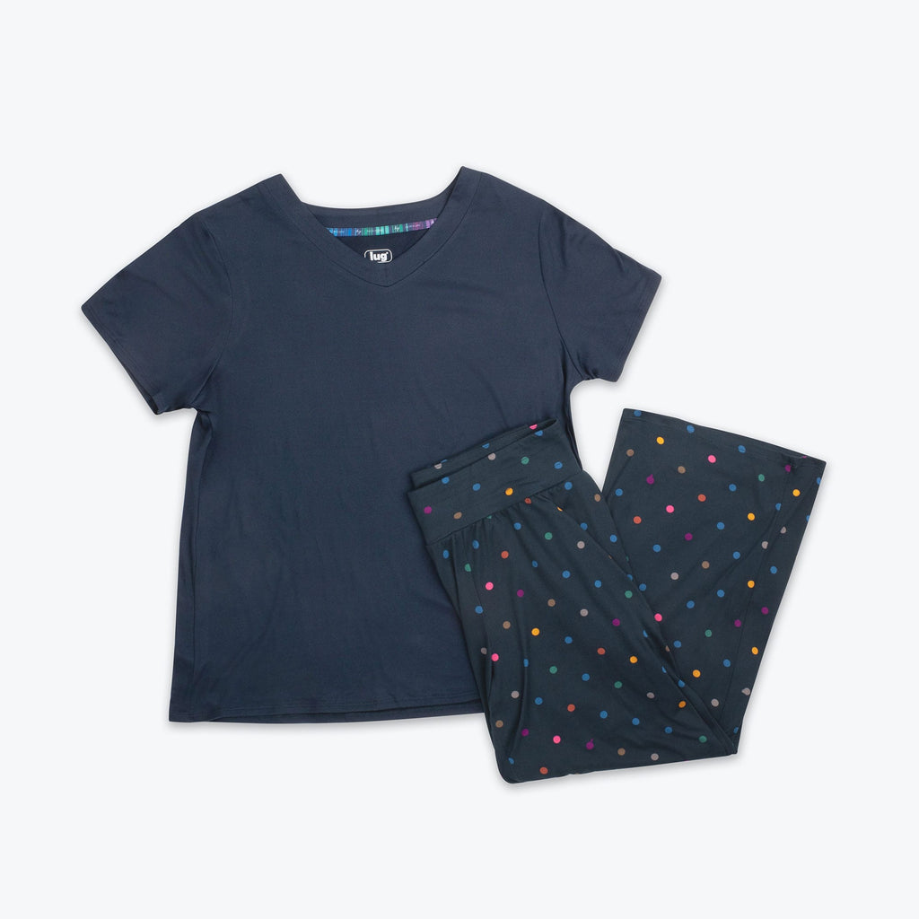 Boomerang Relaxed Tee & Cropped Pants Set