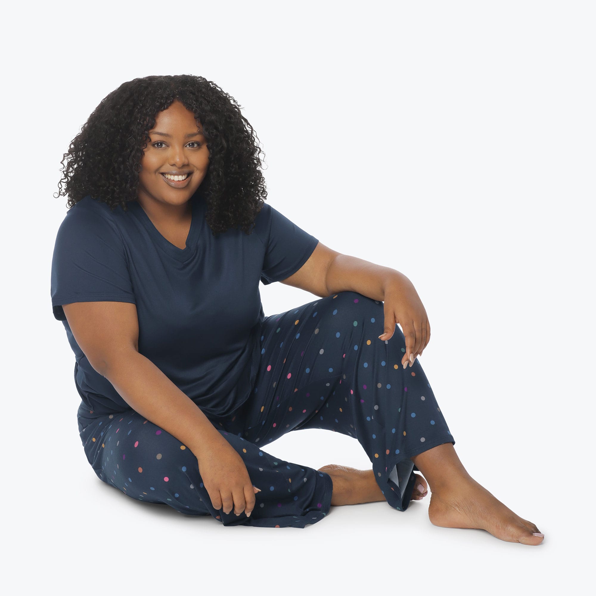 Boomerang Relaxed Tee & Cropped Pants Set