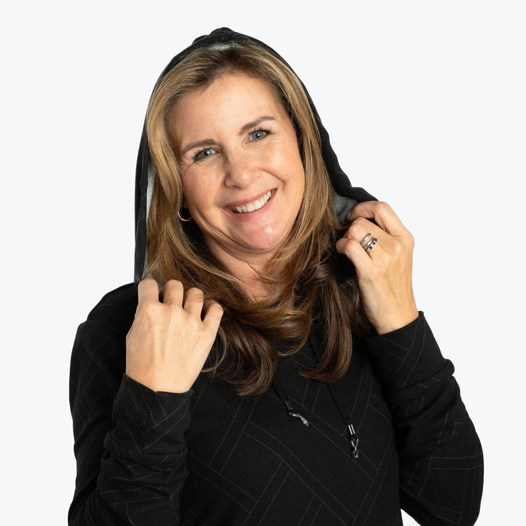 Dilly Dally Brushed Sweater Knit Lounge Dress