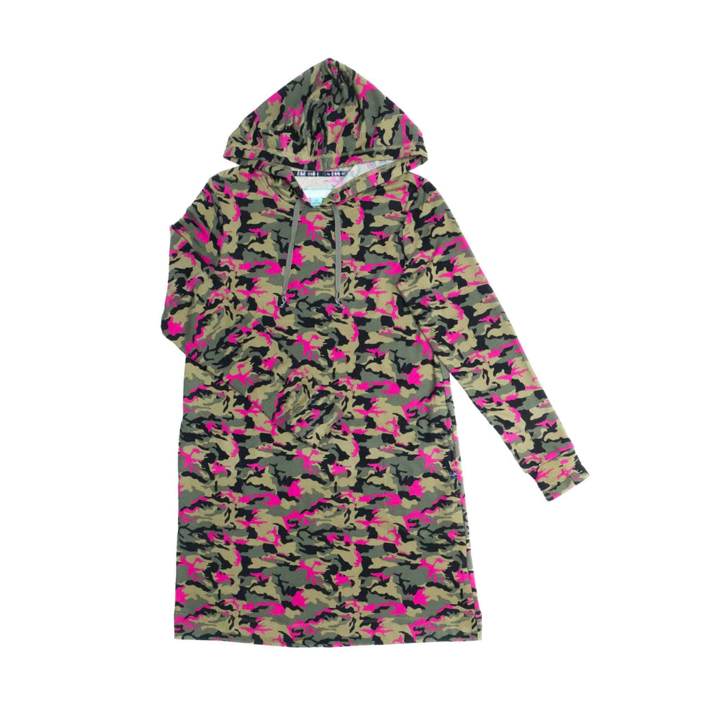 Dilly Dally Brushed Sweater Knit Lounge Dress