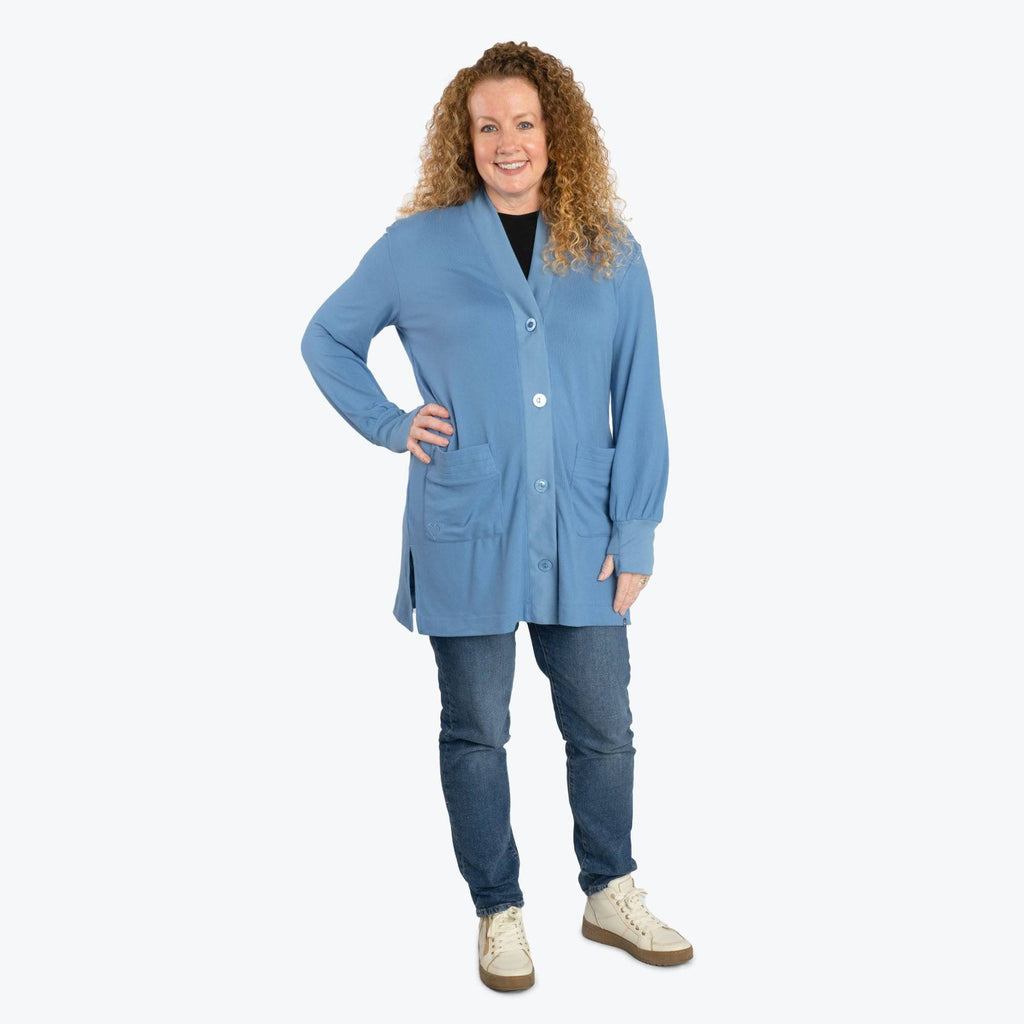 Dolly Brushed Sweater Knit Button Front Cardigan