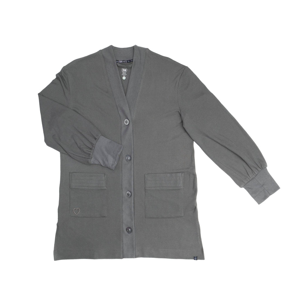 Dolly Brushed Sweater Knit Button Front Cardigan