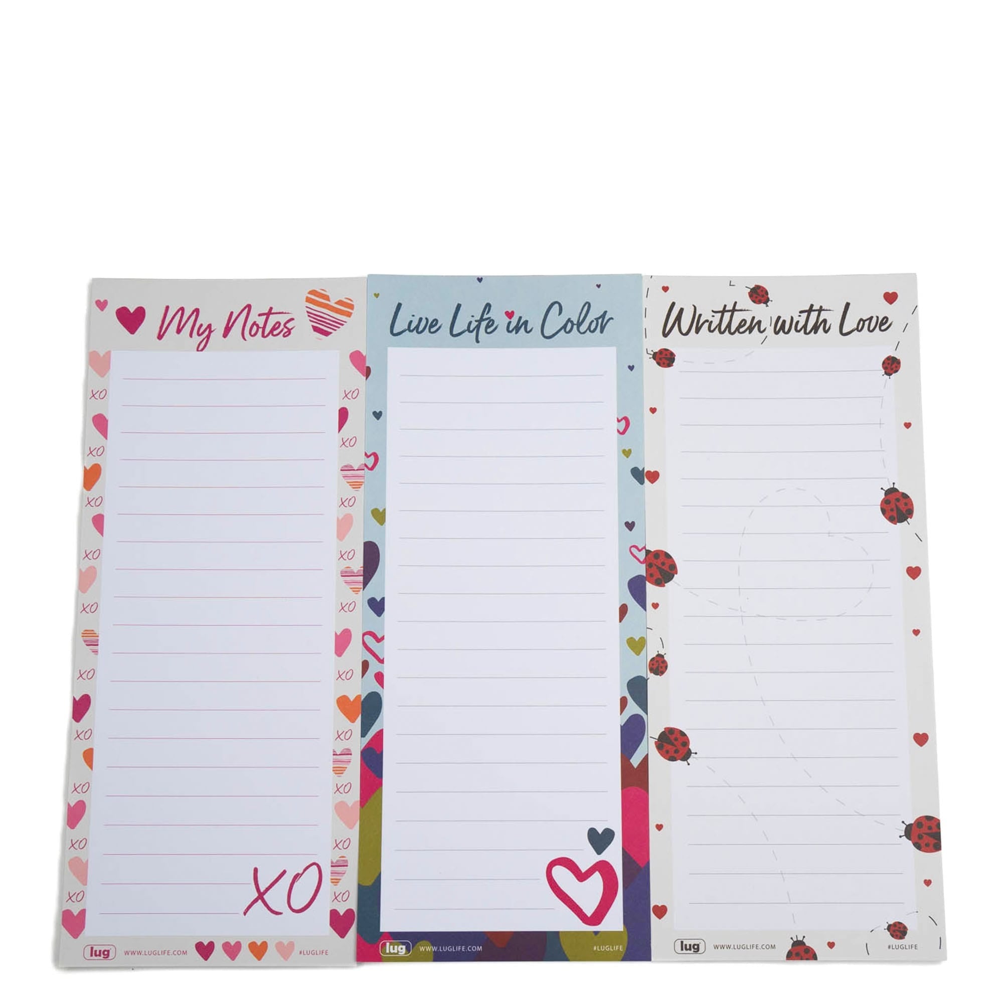 Doodle Notepad 3pk - 4.5 x 11