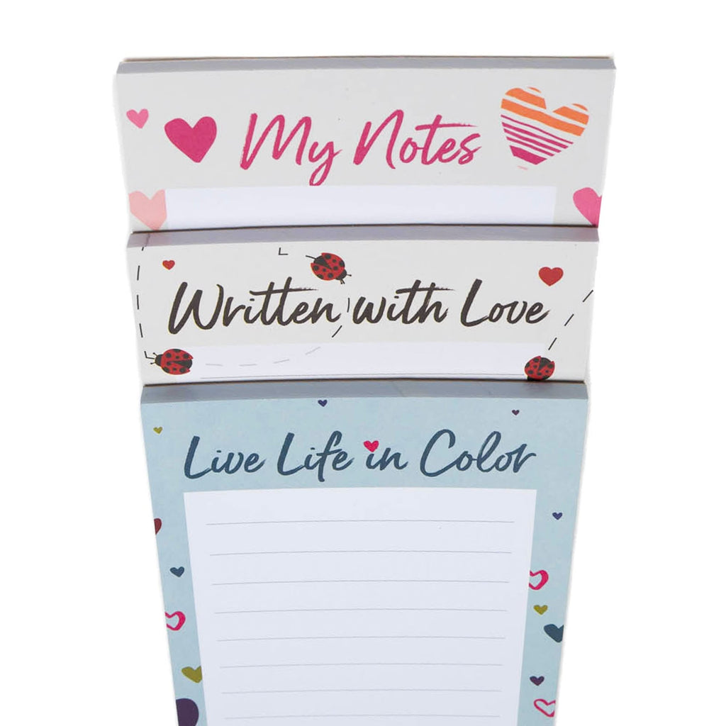 Doodle Notepad 3pk - 4.5 x 11