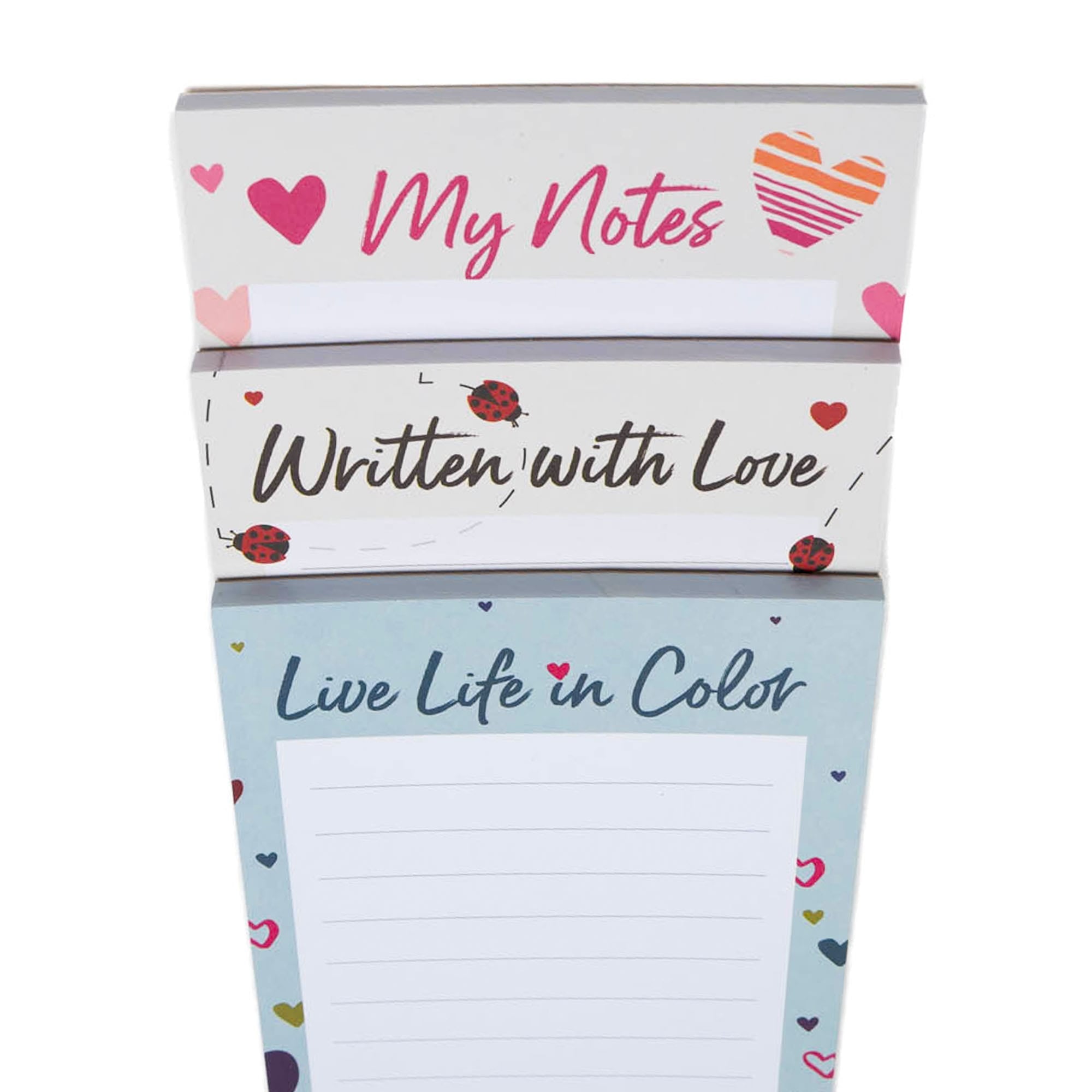 Doodle Notepad 3pk - 4.5 x 11