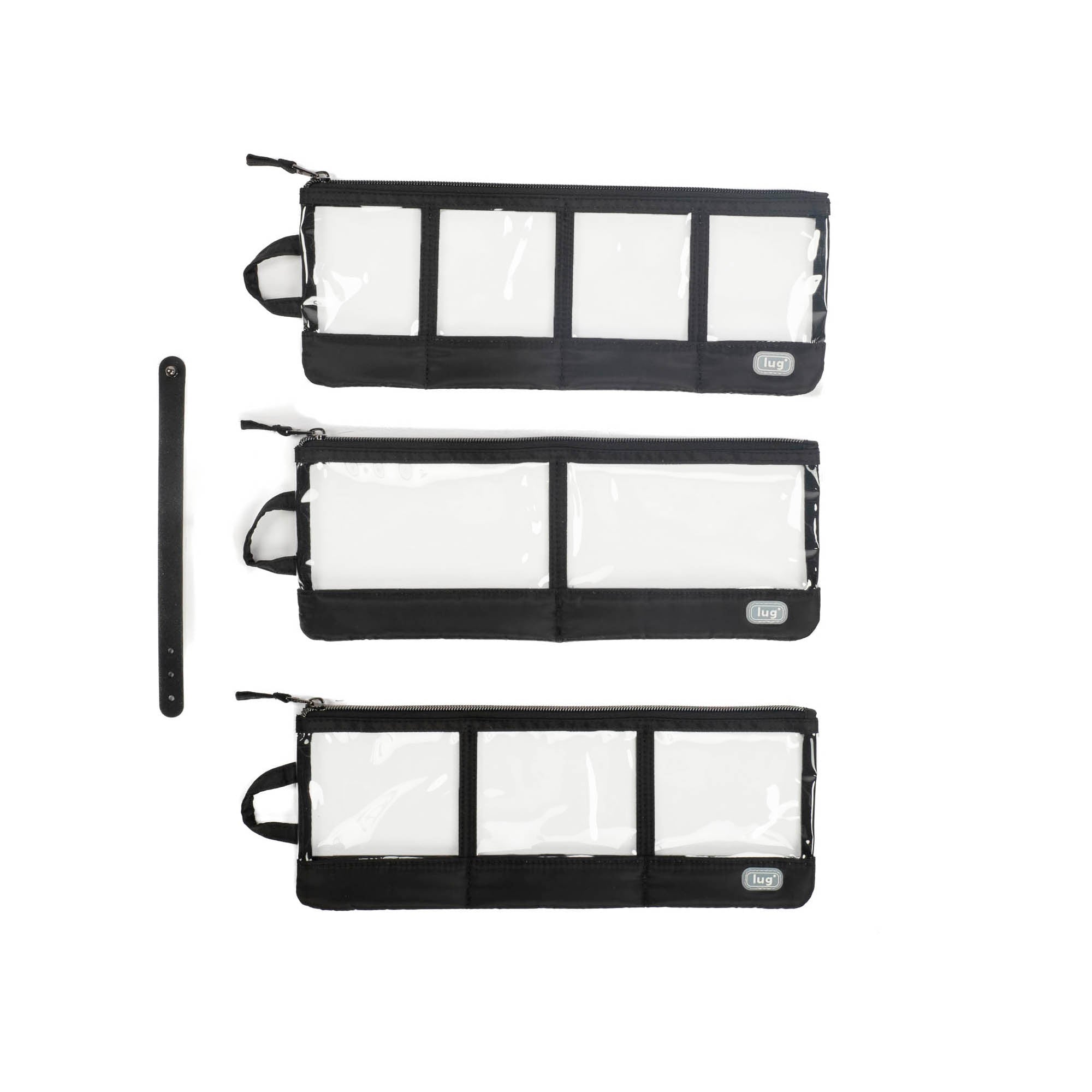 Envelope 3pc Clearview Zip Organizers