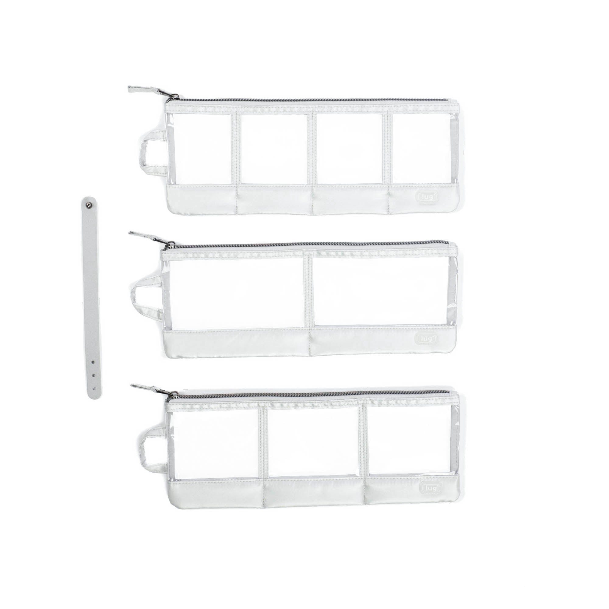Envelope 3pc Clearview Zip Organizers