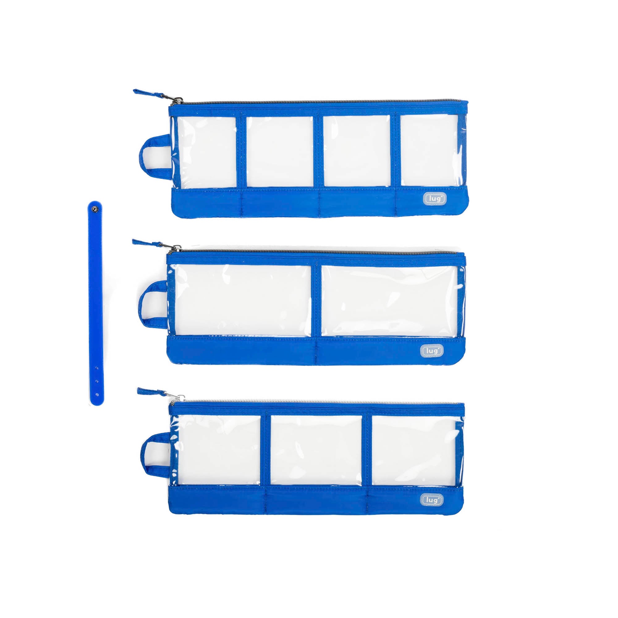 Envelope 3pc Clearview Zip Organizers