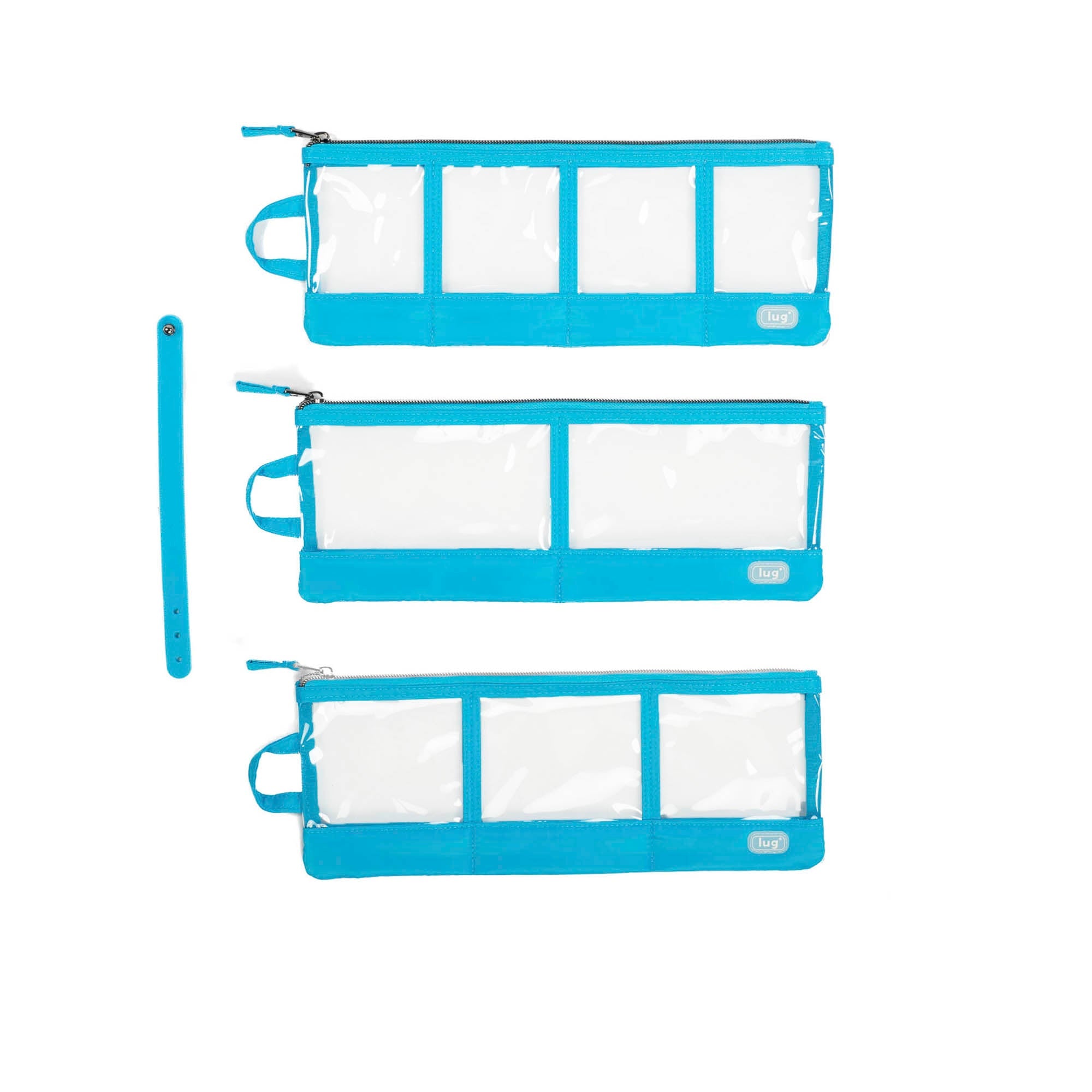 Envelope 3pc Clearview Zip Organizers