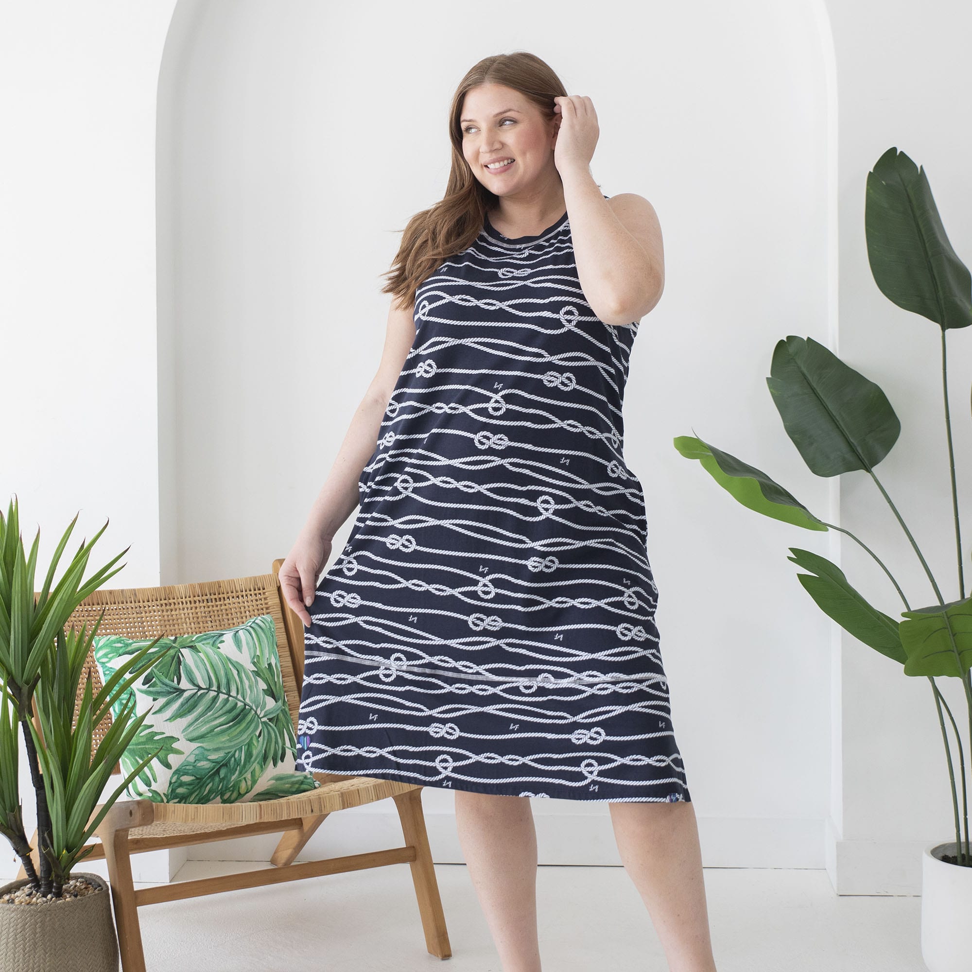 Hopscotch Sleeveless Dress
